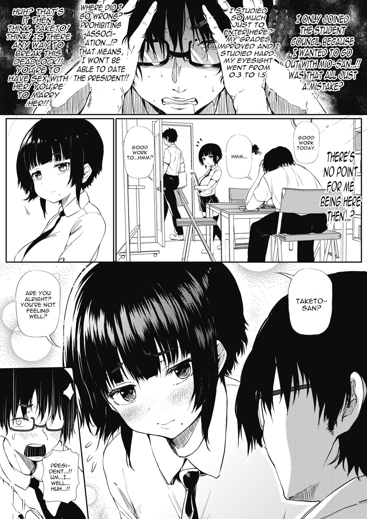 Tobikyuu Renai Seito Kaichou-san!! [Nusmusbim] 1 . Tobikyuu Renai Seito Kaichou-san!!  - Chapter 1 [Nusmusbim] – page 3