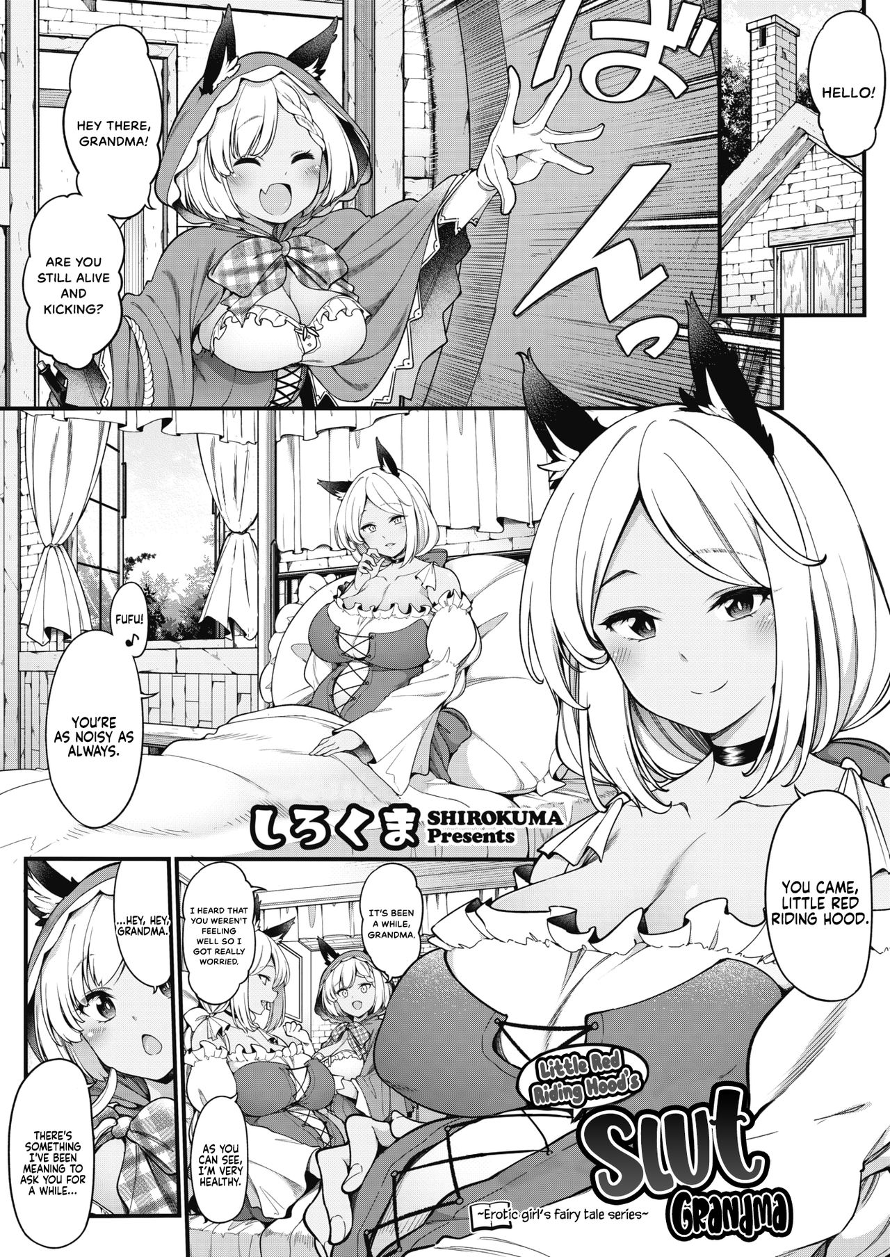 Little Red Riding Hood’s Slut Grandma (Red Riding Hood) [Sirokuma] 1 . Little Red Riding Hood’s Slut Grandma - Chapter 1 (Red Riding Hood) [Sirokuma] – page 1