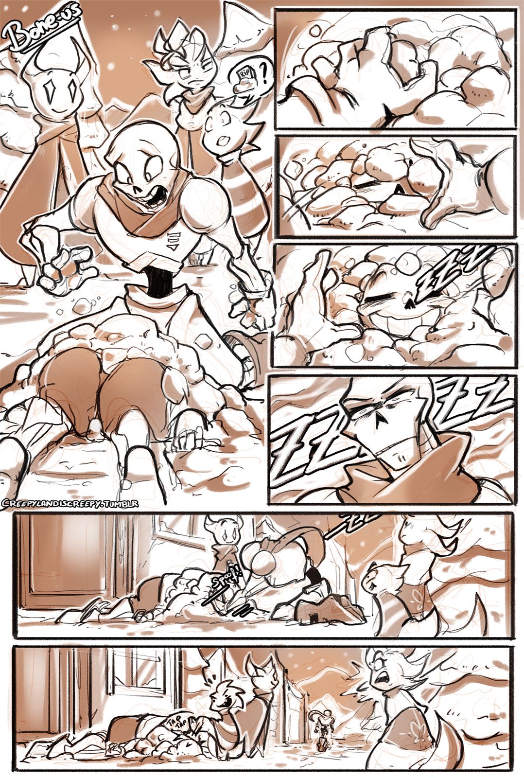 Chez Grillby (Undertale) [Spirale] 1 . Chez Grillby - Chapter 1 (Undertale) [Spirale] – page 4