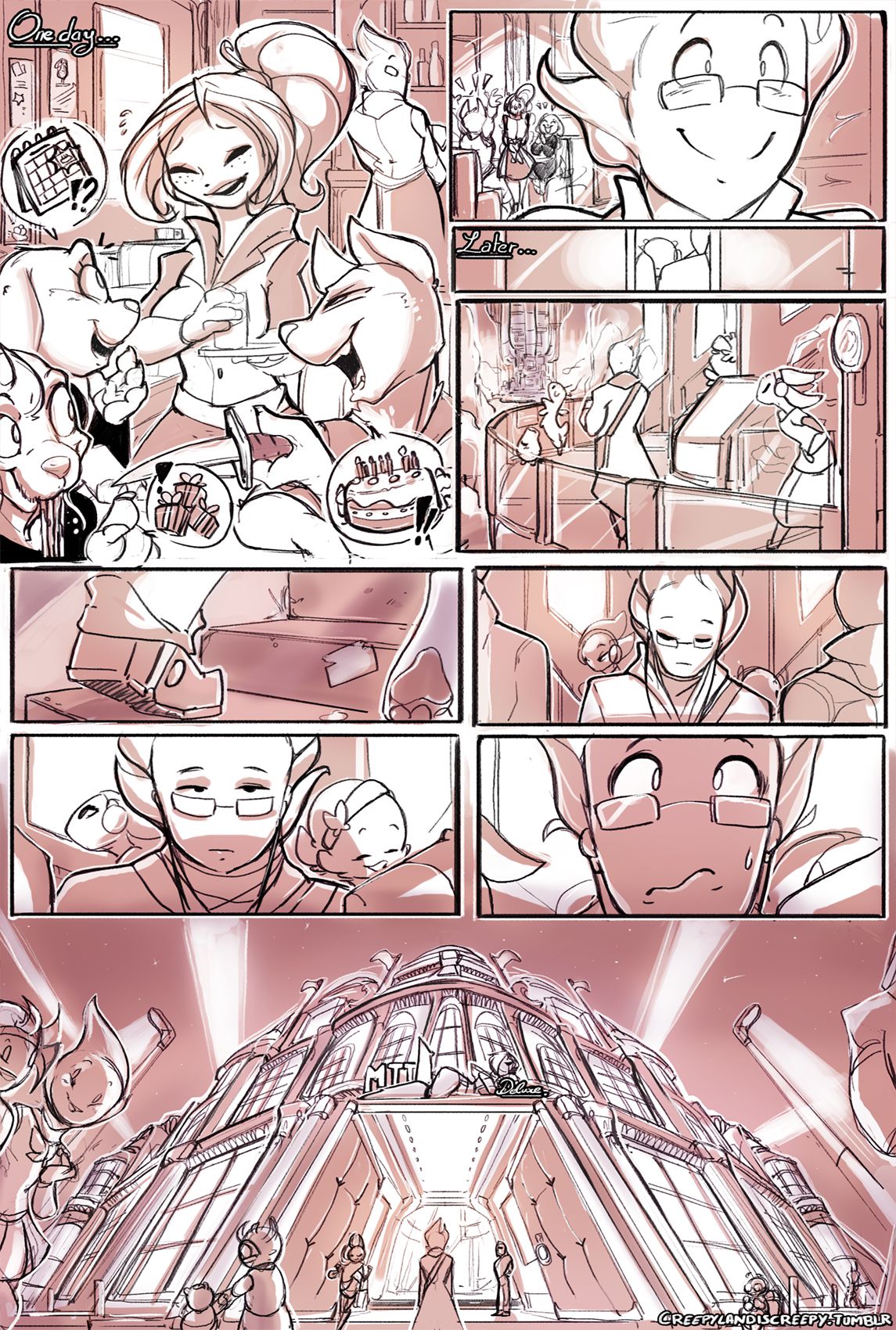 Chez Grillby (Undertale) [Spirale] 1 . Chez Grillby - Chapter 1 (Undertale) [Spirale] – page 6