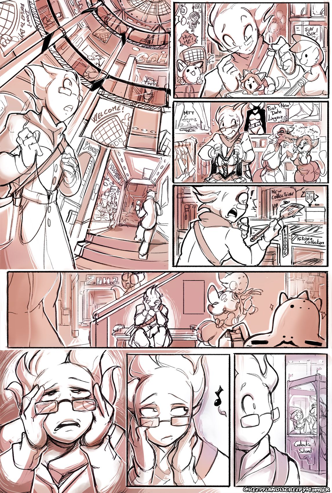 Chez Grillby (Undertale) [Spirale] 1 . Chez Grillby - Chapter 1 (Undertale) [Spirale] – page 7