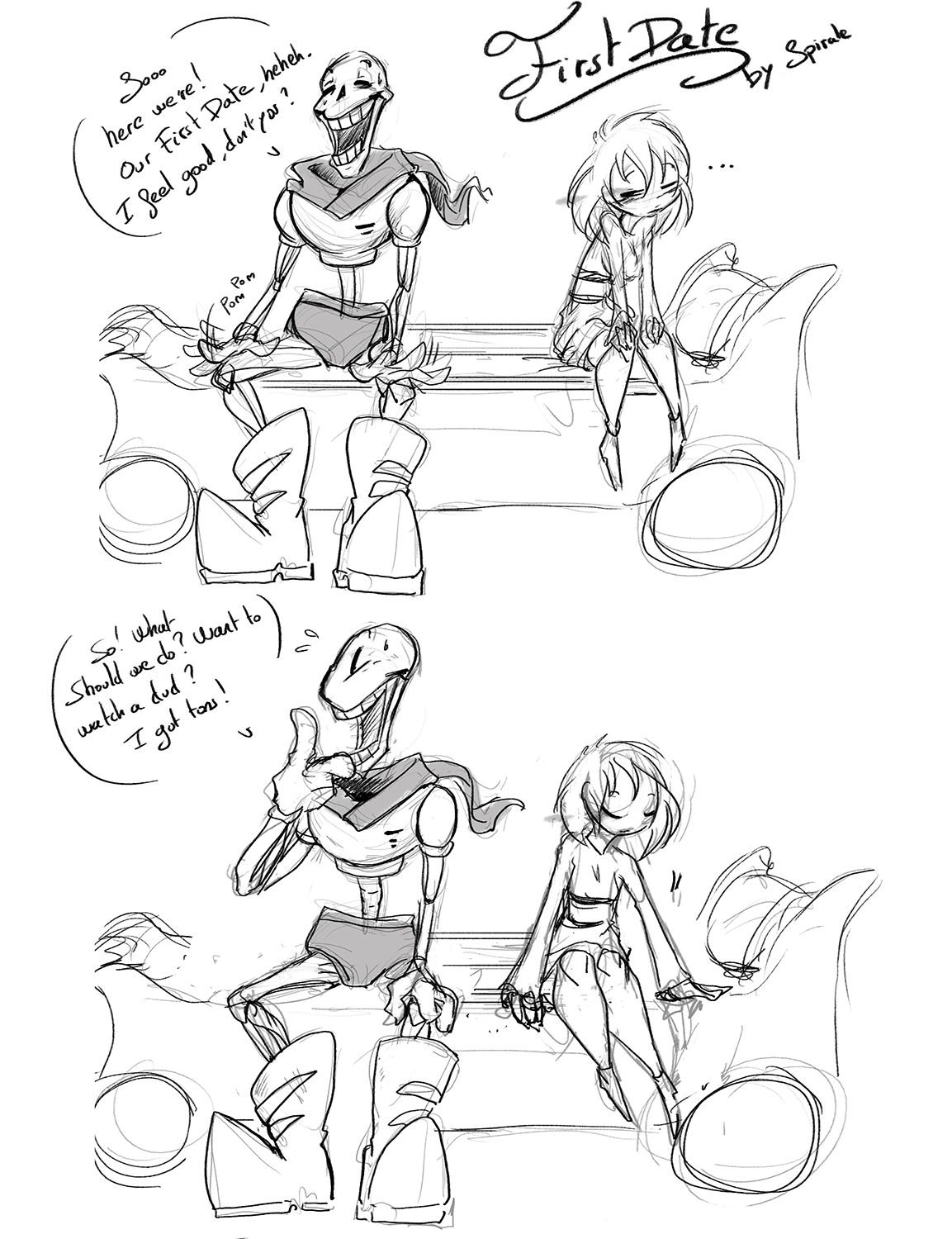 First Date (Undertale) [Spirale] 1 . First Date - Chapter 1 (Undertale) [Spirale] – page 2