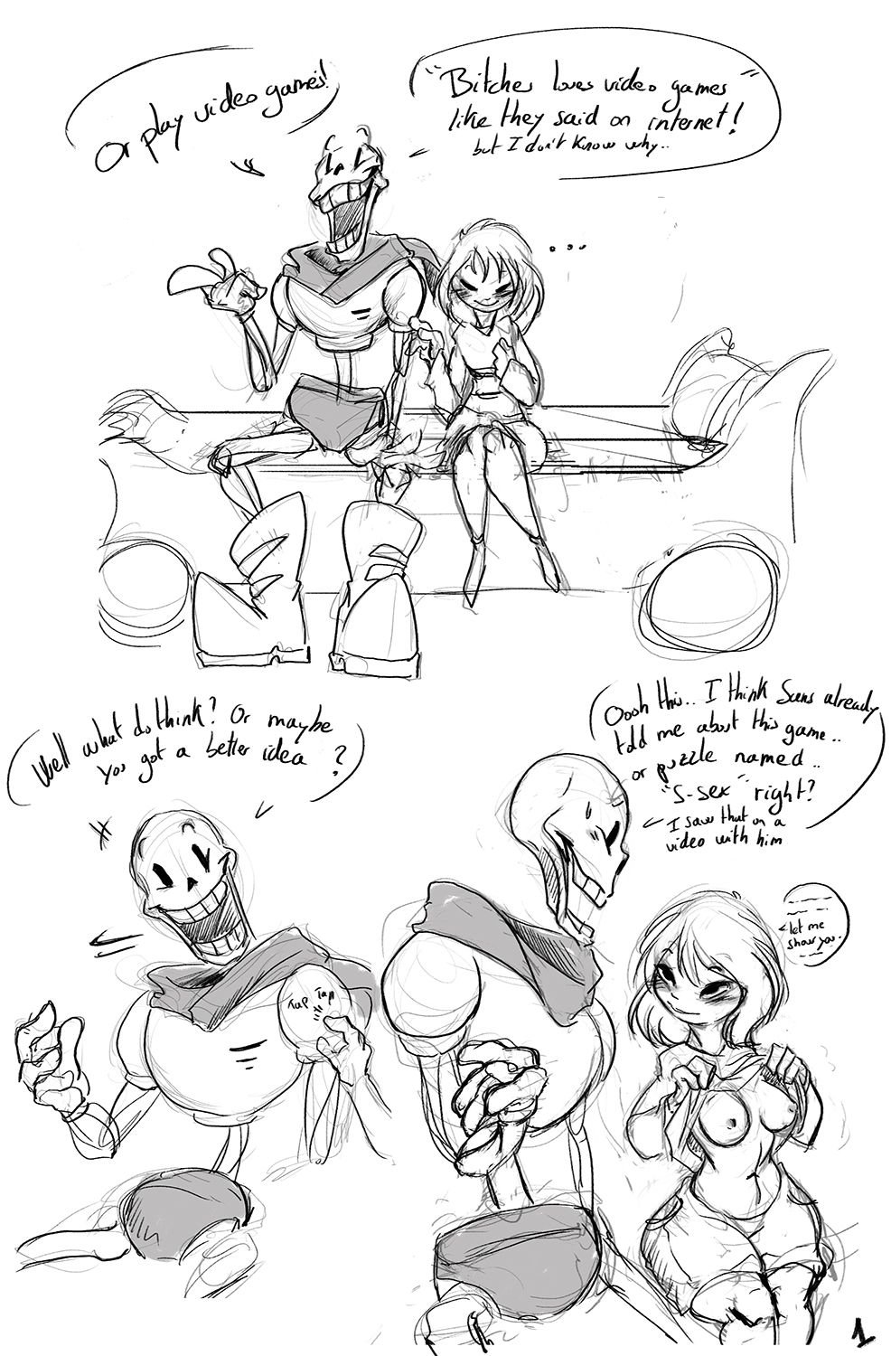 First Date (Undertale) [Spirale] 1 . First Date - Chapter 1 (Undertale) [Spirale] – page 3