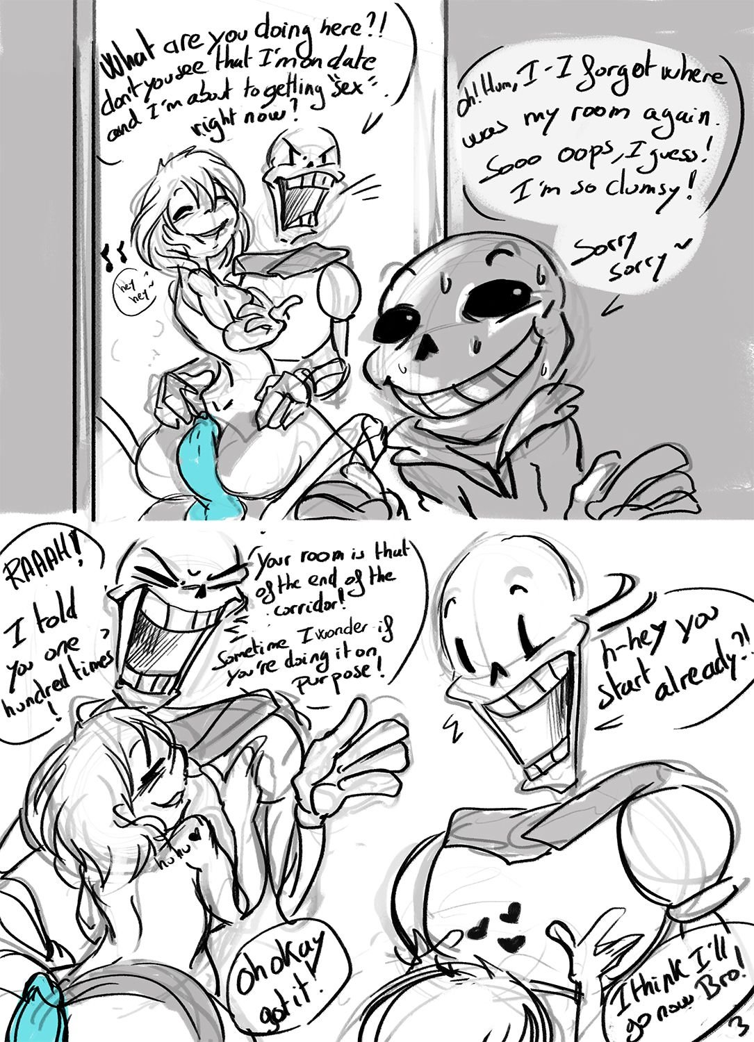 First Date (Undertale) [Spirale] 1 . First Date - Chapter 1 (Undertale) [Spirale] – page 7