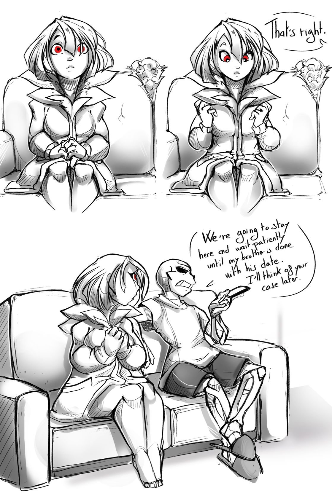 First Date (Undertale) [Spirale] 1 . First Date - Chapter 1 (Undertale) [Spirale] – page 74