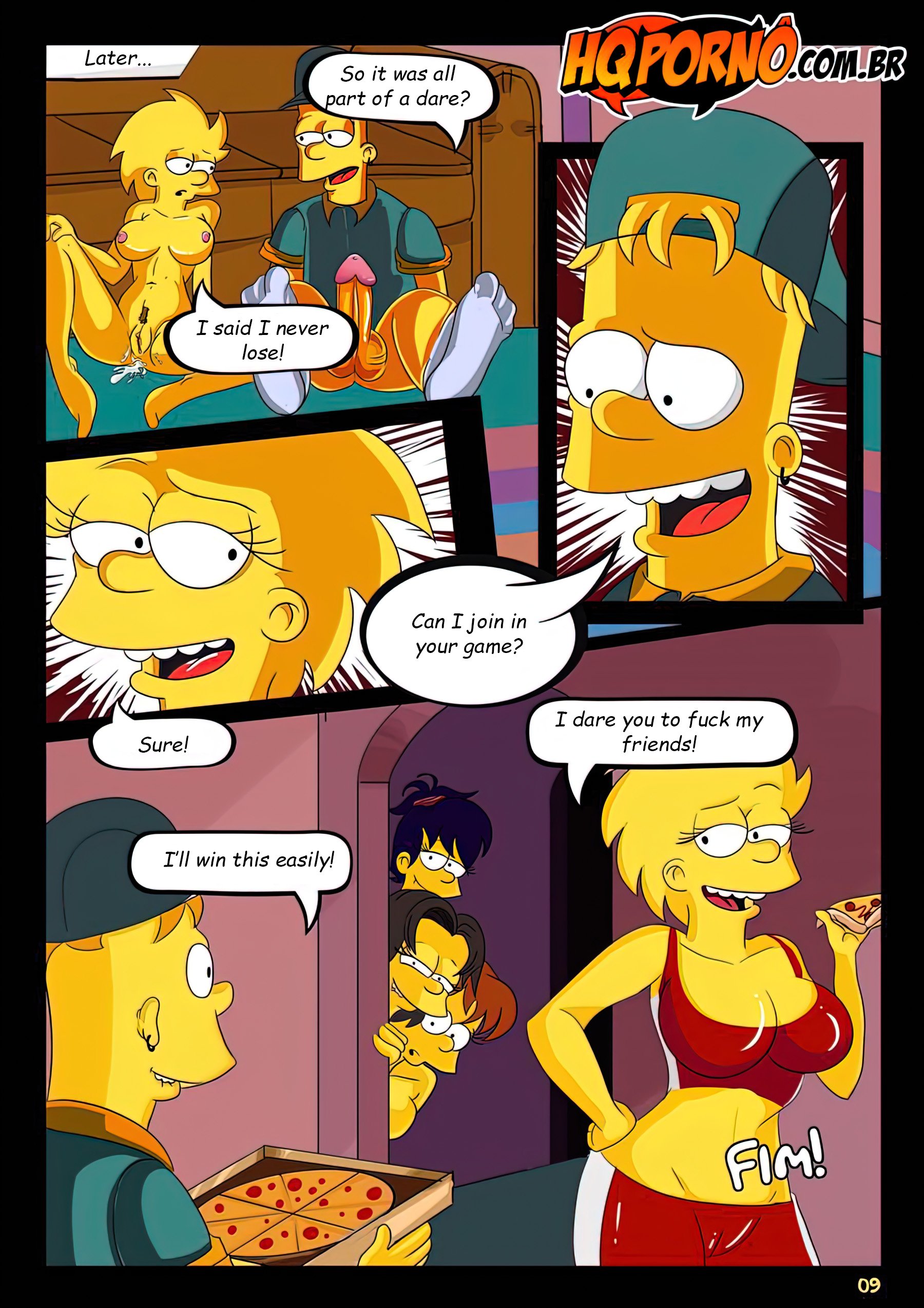 OS Simpsons (The Simpsons) [HQPorno.com.br] 2 . OS Simpsons - The Pizza Dare - Chapter 2 (The Simpsons) [HQPorno.com.br] – page 10