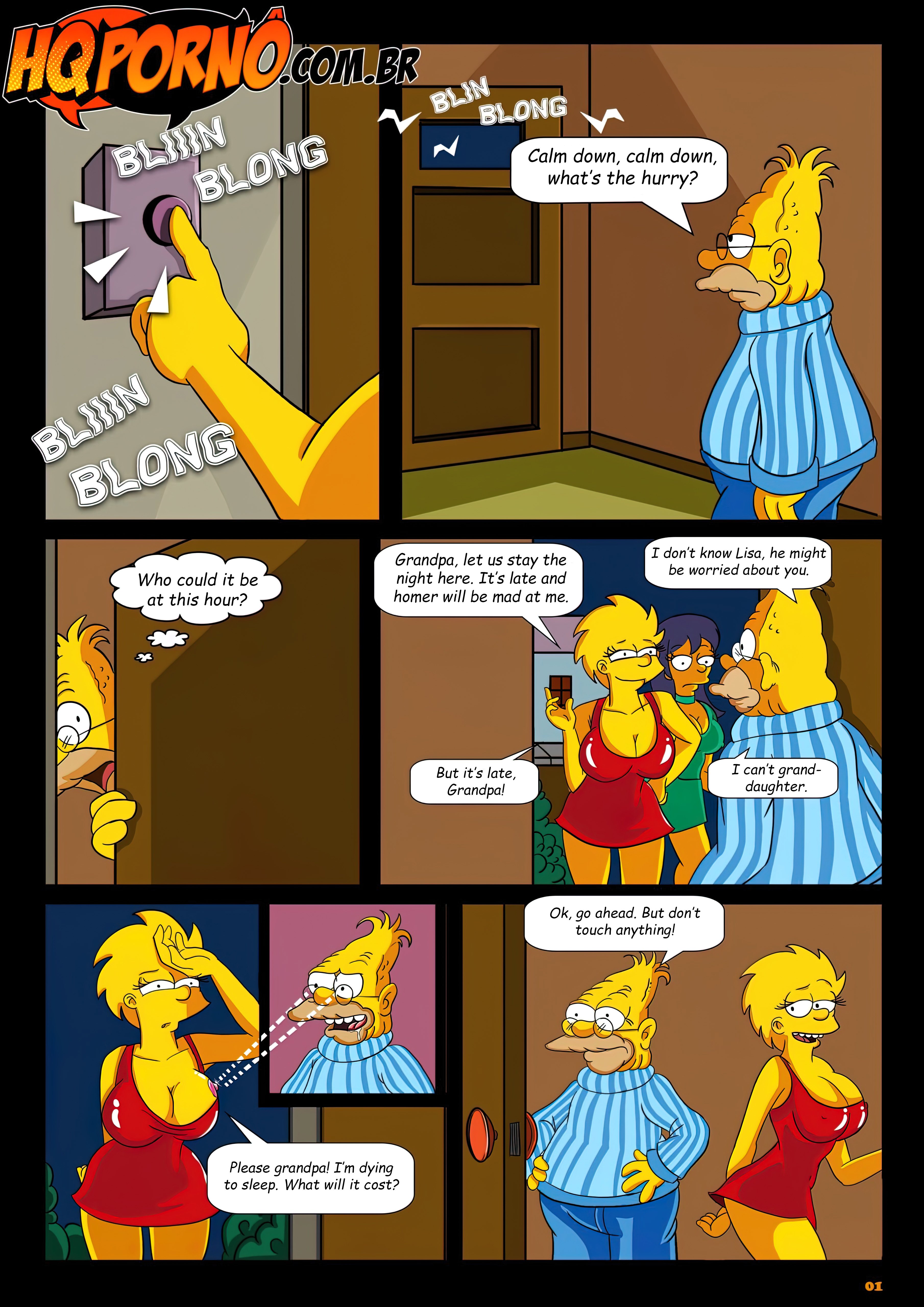 OS Simpsons (The Simpsons) [HQPorno.com.br] 1 . OS Simpsons - Sleepover At Grandpa's House - Chapter 1 (The Simpsons) [HQPorno.com.br] – page 2