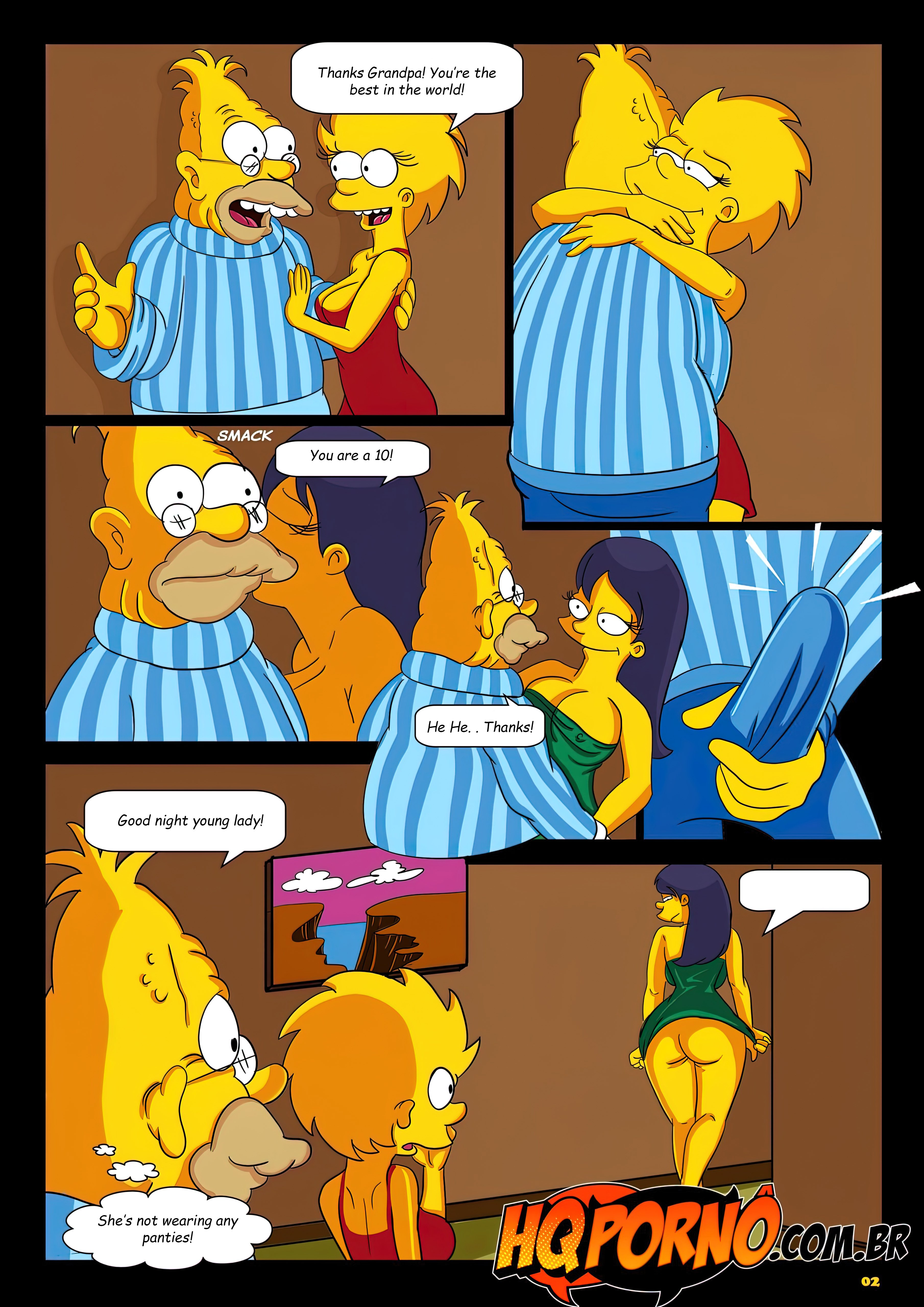 OS Simpsons (The Simpsons) [HQPorno.com.br] 1 . OS Simpsons - Sleepover At Grandpa's House - Chapter 1 (The Simpsons) [HQPorno.com.br] – page 3