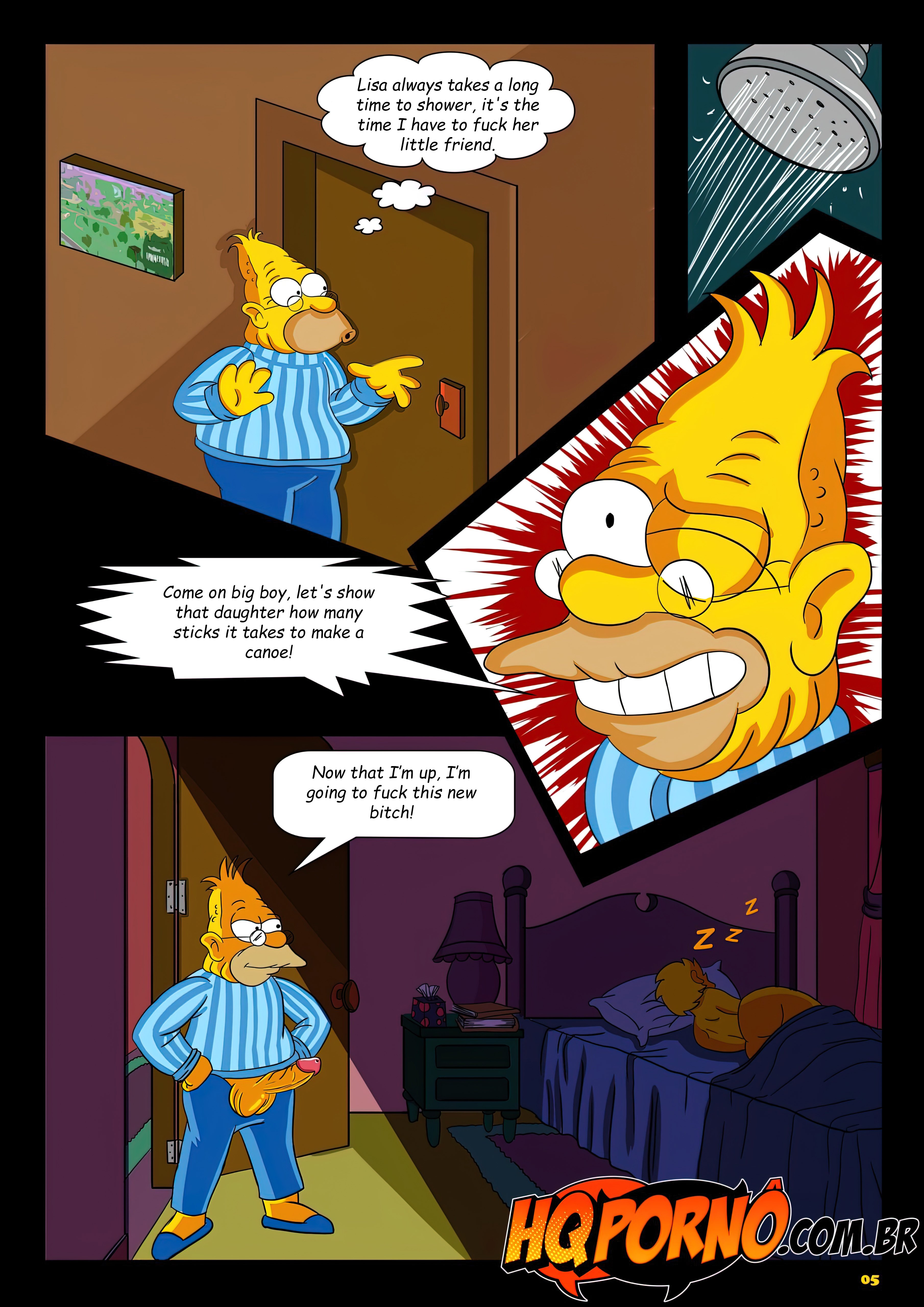 OS Simpsons (The Simpsons) [HQPorno.com.br] 1 . OS Simpsons - Sleepover At Grandpa's House - Chapter 1 (The Simpsons) [HQPorno.com.br] – page 6