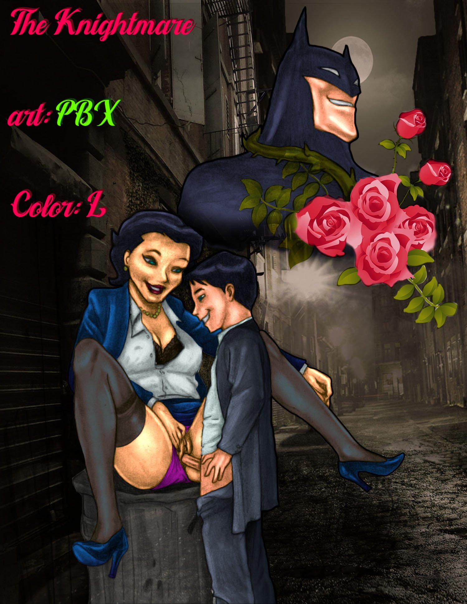 The Knightmare (Batman) [Pandoras Box] 1.2 . The Knightmare - Colored Night Effect - Chapter 1 (Batman) [Pandoras Box] – page 1
