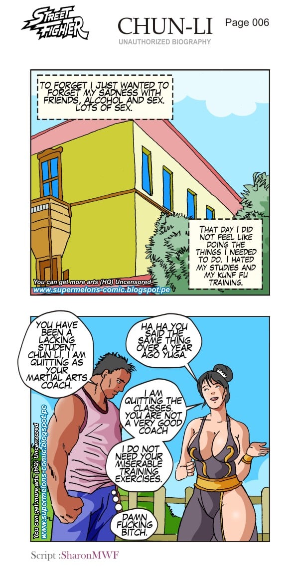 Chun Li – Unauthorized Biograph (Street Fighter) [Super Melons] 1 . Chun Li - Unauthorized Biograph - Chapter 1 (Street Fighter) [Super Melons] – page 7