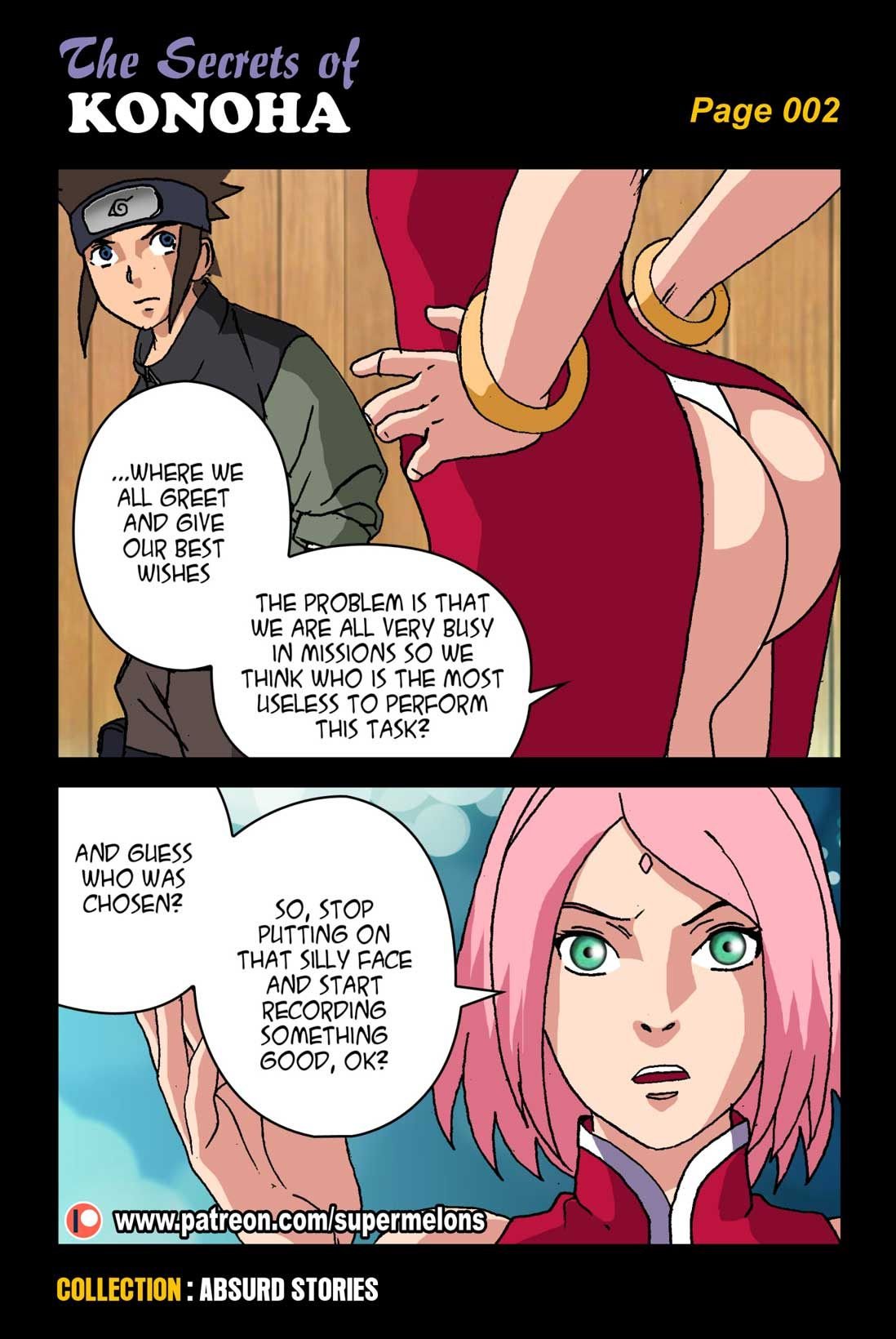 The Secrets of Konoha (Naruto) [Super Melons] 1 . The Secrets of Konoha - Chapter 1 (Naruto) [Super Melons] – page 3