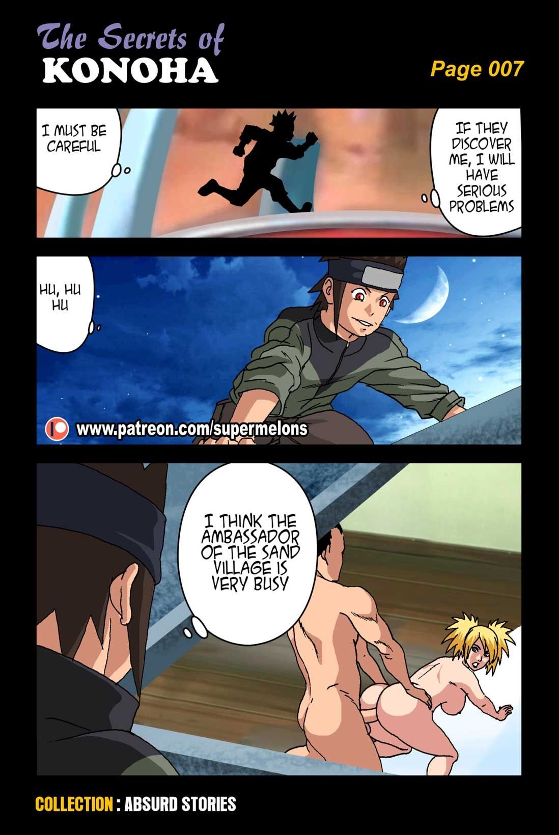 The Secrets of Konoha (Naruto) [Super Melons] 1 . The Secrets of Konoha - Chapter 1 (Naruto) [Super Melons] – page 8