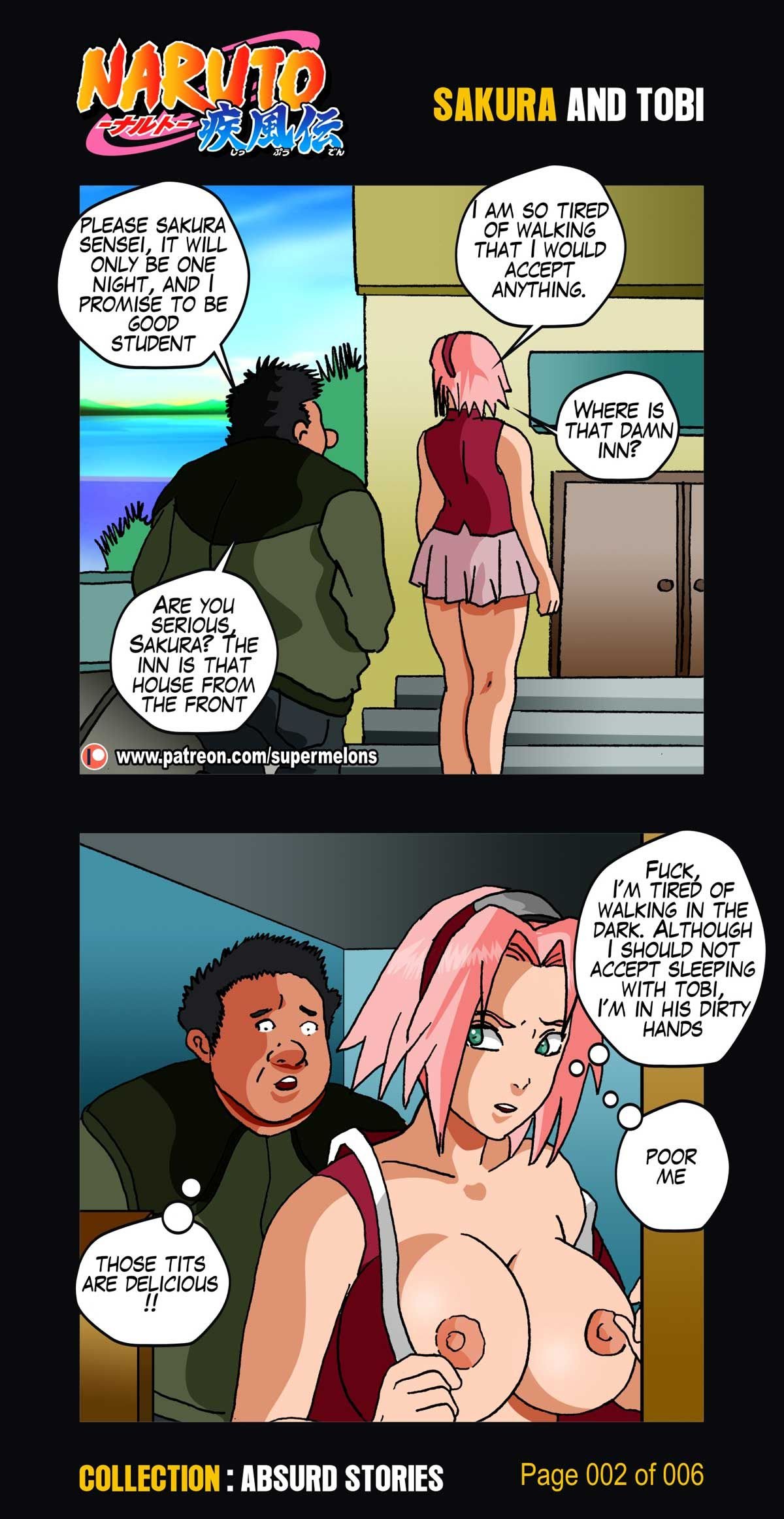 Sakura and Tobi (Naruto) [Super Melons] 1 . Sakura and Tobi - Chapter 1 (Naruto) [Super Melons] – page 2