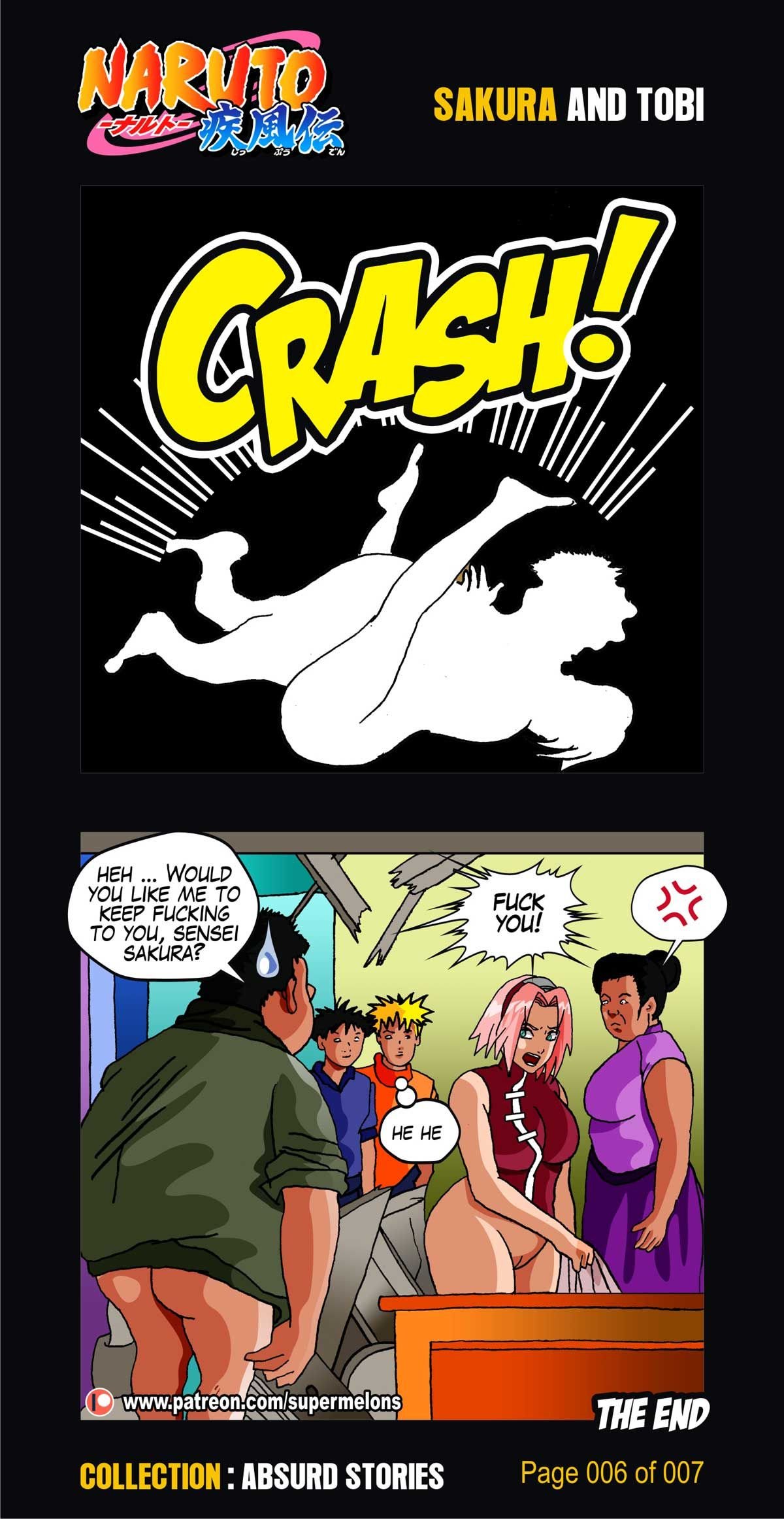 Sakura and Tobi (Naruto) [Super Melons] 1 . Sakura and Tobi - Chapter 1 (Naruto) [Super Melons] – page 7