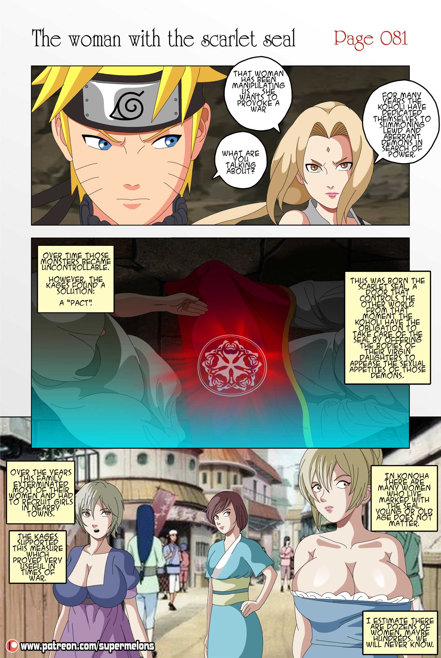 The Woman with the Scarlet Seal (Naruto) [Super Melons] 1 . The Woman with the Scarlet Seal - Chapter 1 (Naruto) [Super Melons] – page 85
