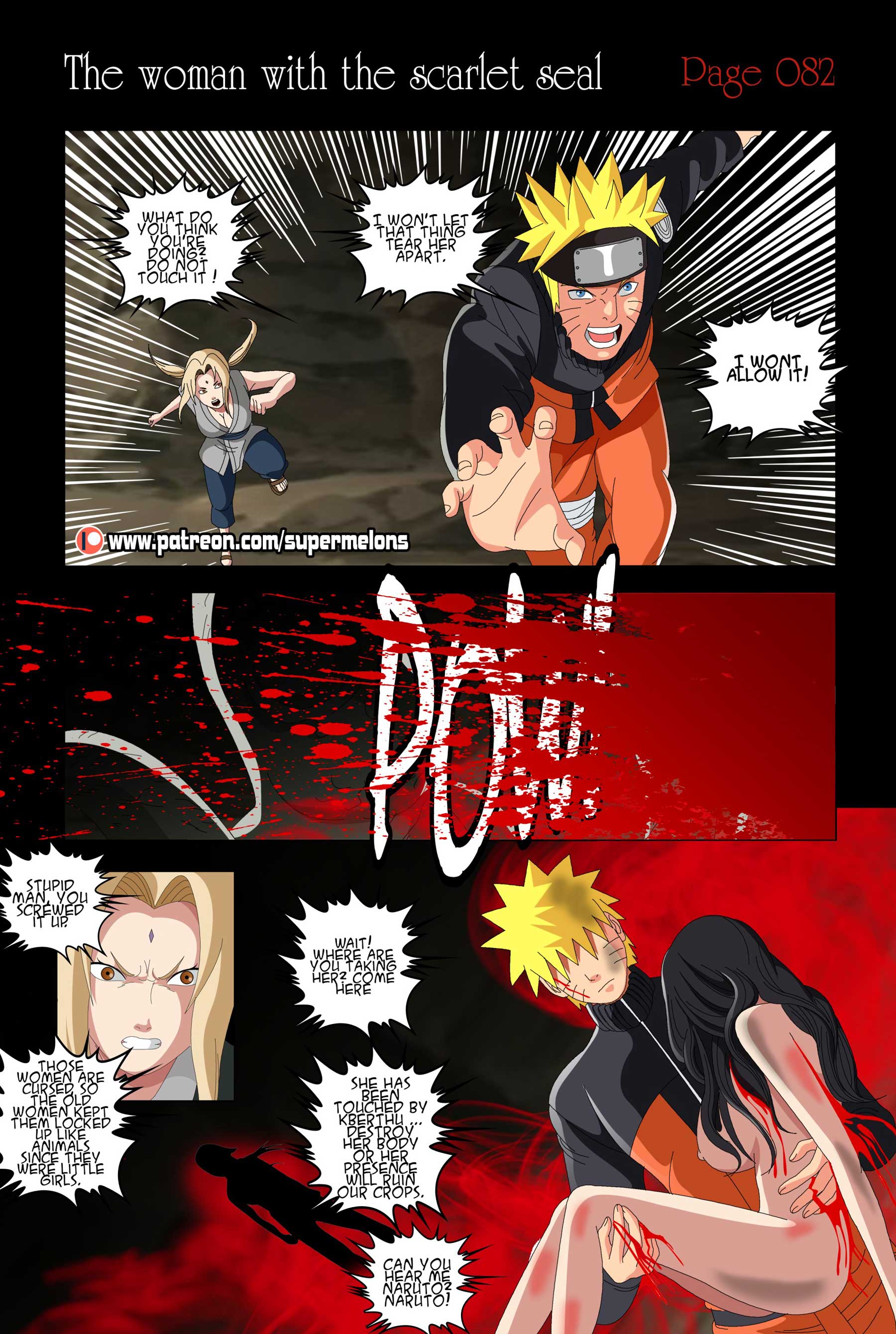 The Woman with the Scarlet Seal (Naruto) [Super Melons] 1 . The Woman with the Scarlet Seal - Chapter 1 (Naruto) [Super Melons] – page 86