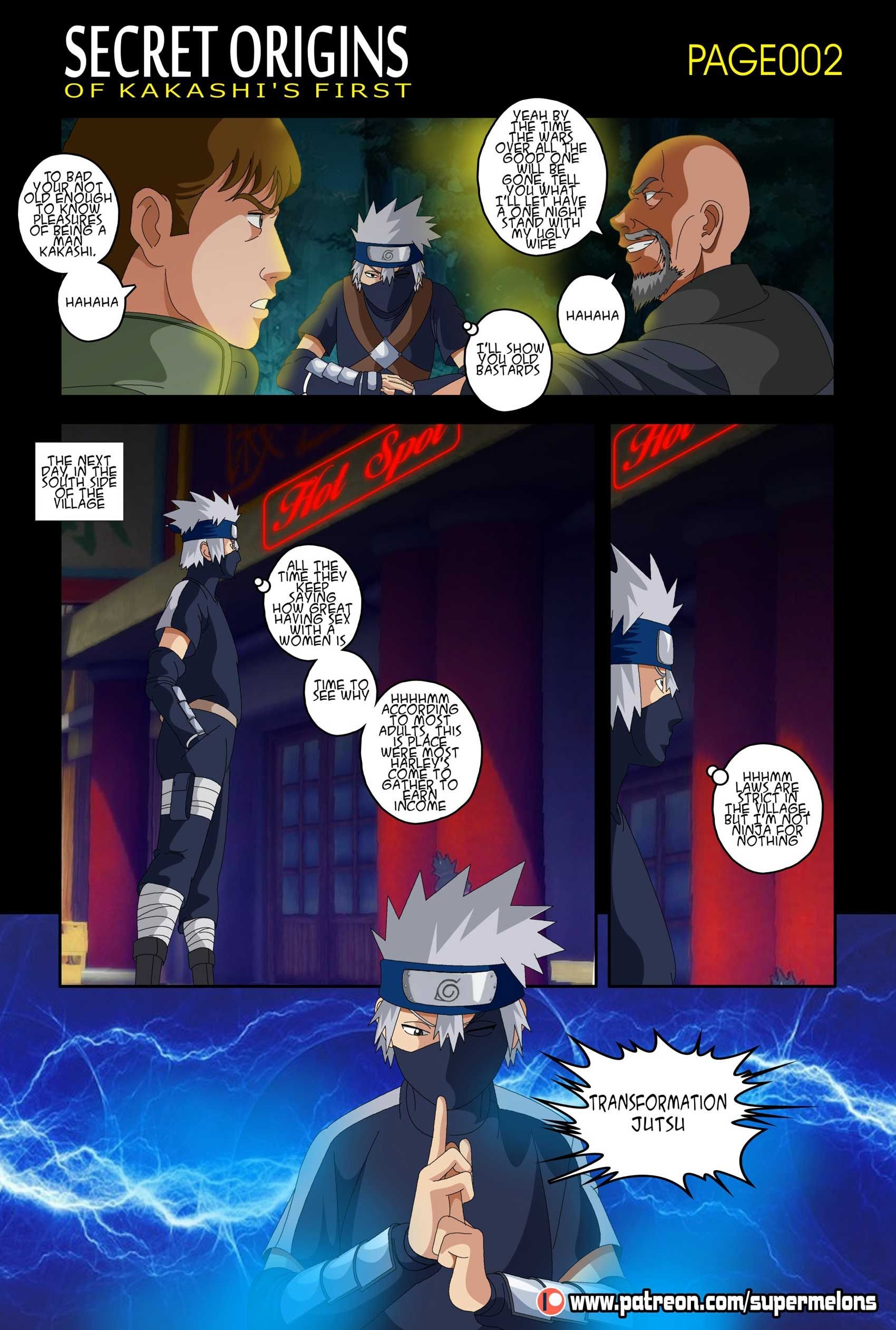 Secret Origins of Kakashi’s First (Naruto) [Super Melons] 1 . Secret Origins of Kakashi's First - Chapter 1 (Naruto) [Super Melons] – page 3