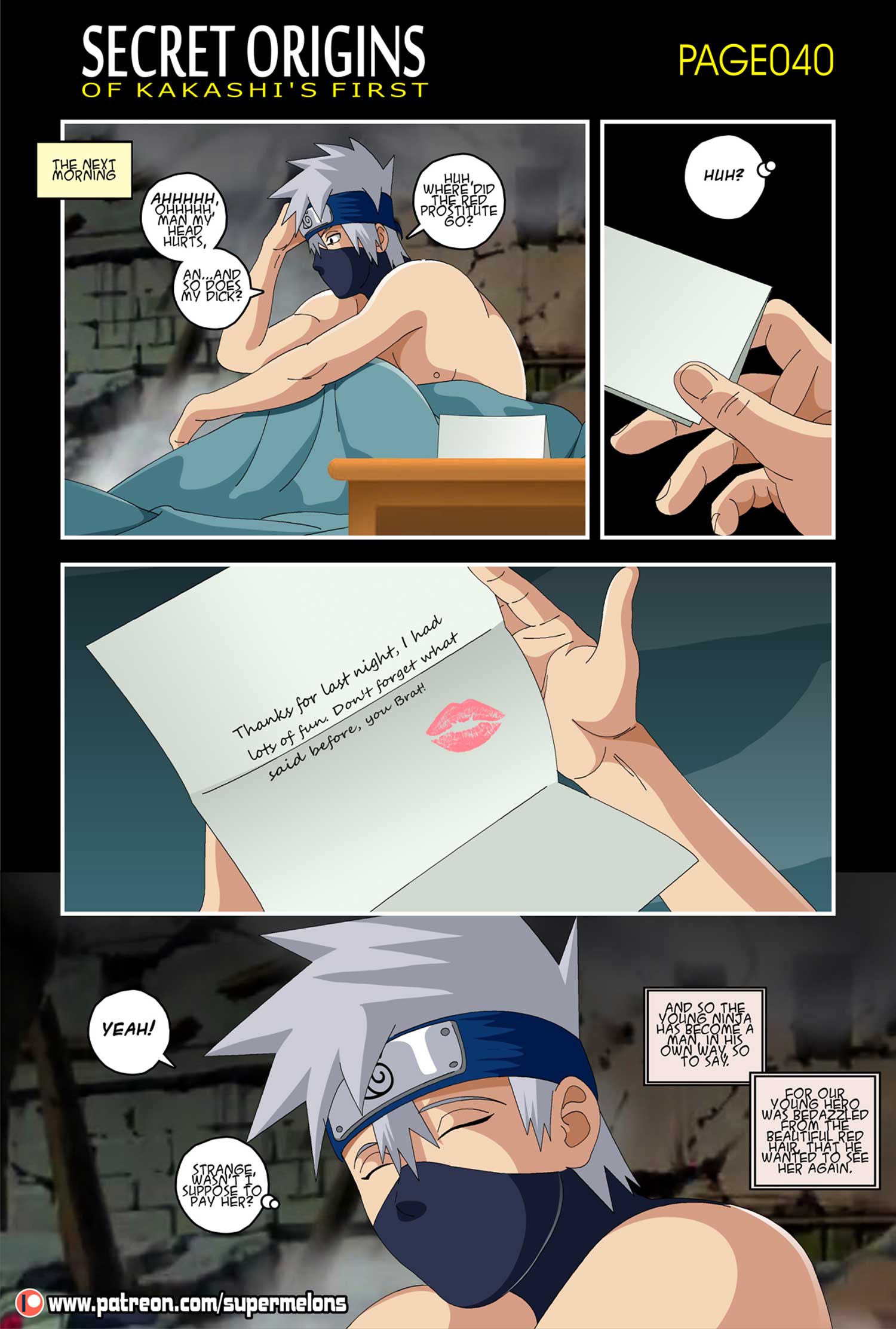 Secret Origins of Kakashi’s First (Naruto) [Super Melons] 1 . Secret Origins of Kakashi's First - Chapter 1 (Naruto) [Super Melons] – page 41
