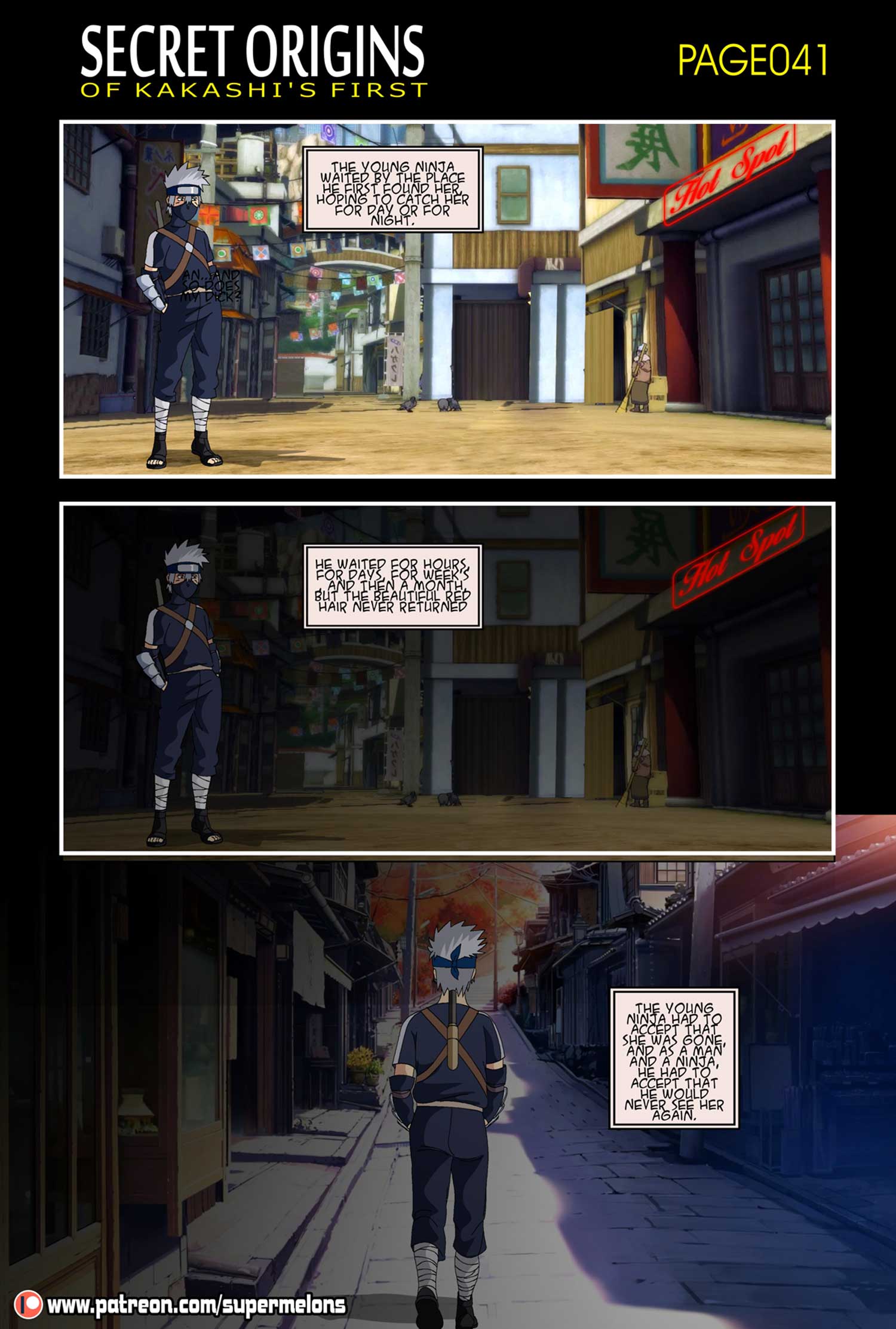 Secret Origins of Kakashi’s First (Naruto) [Super Melons] 1 . Secret Origins of Kakashi's First - Chapter 1 (Naruto) [Super Melons] – page 42