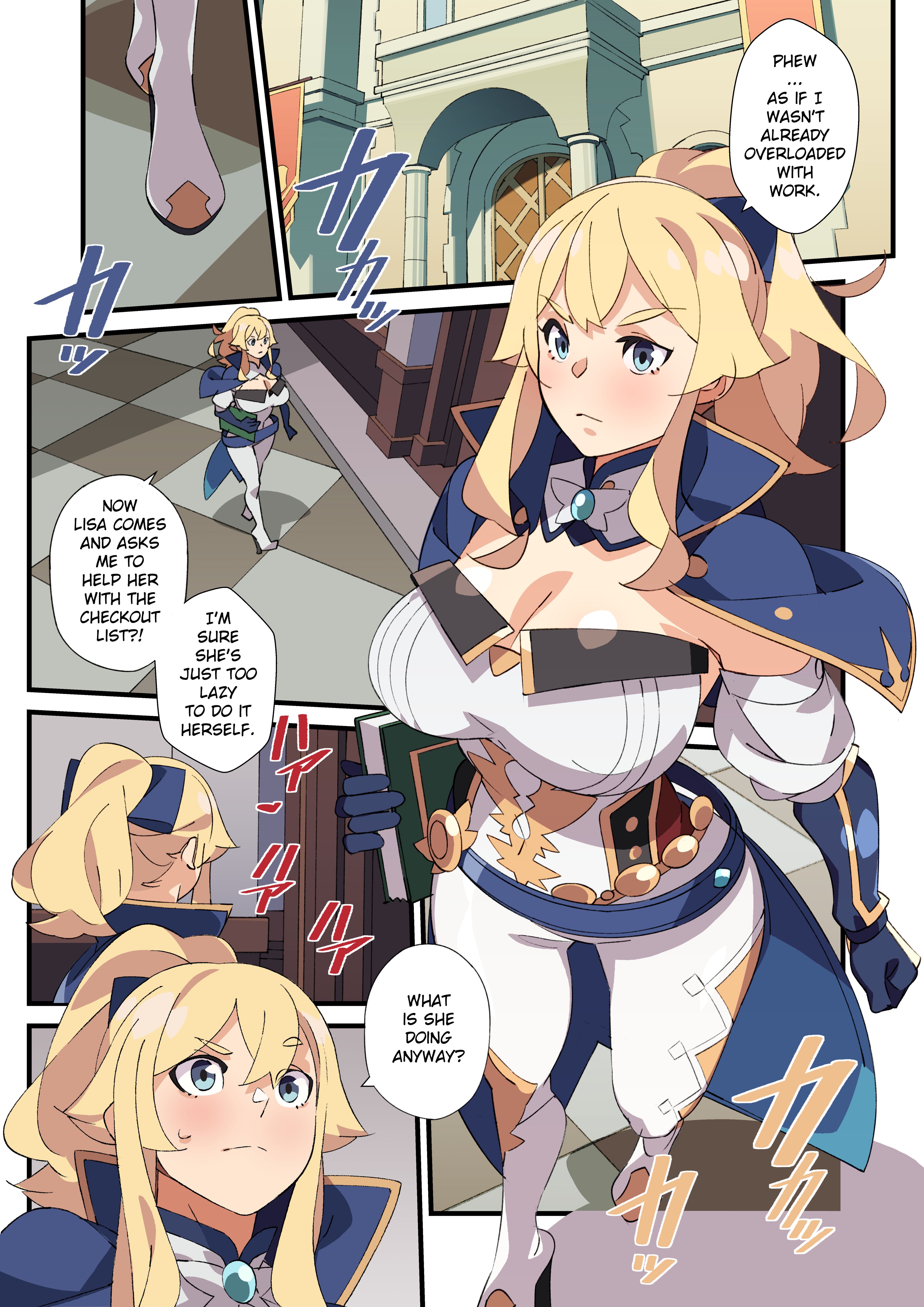 Lisa’s Side Quest (Genshin Impact) [Nisego] 1 . Lisa's Side Quest - Chapter 1 (Genshin Impact) [Nisego] – page 5