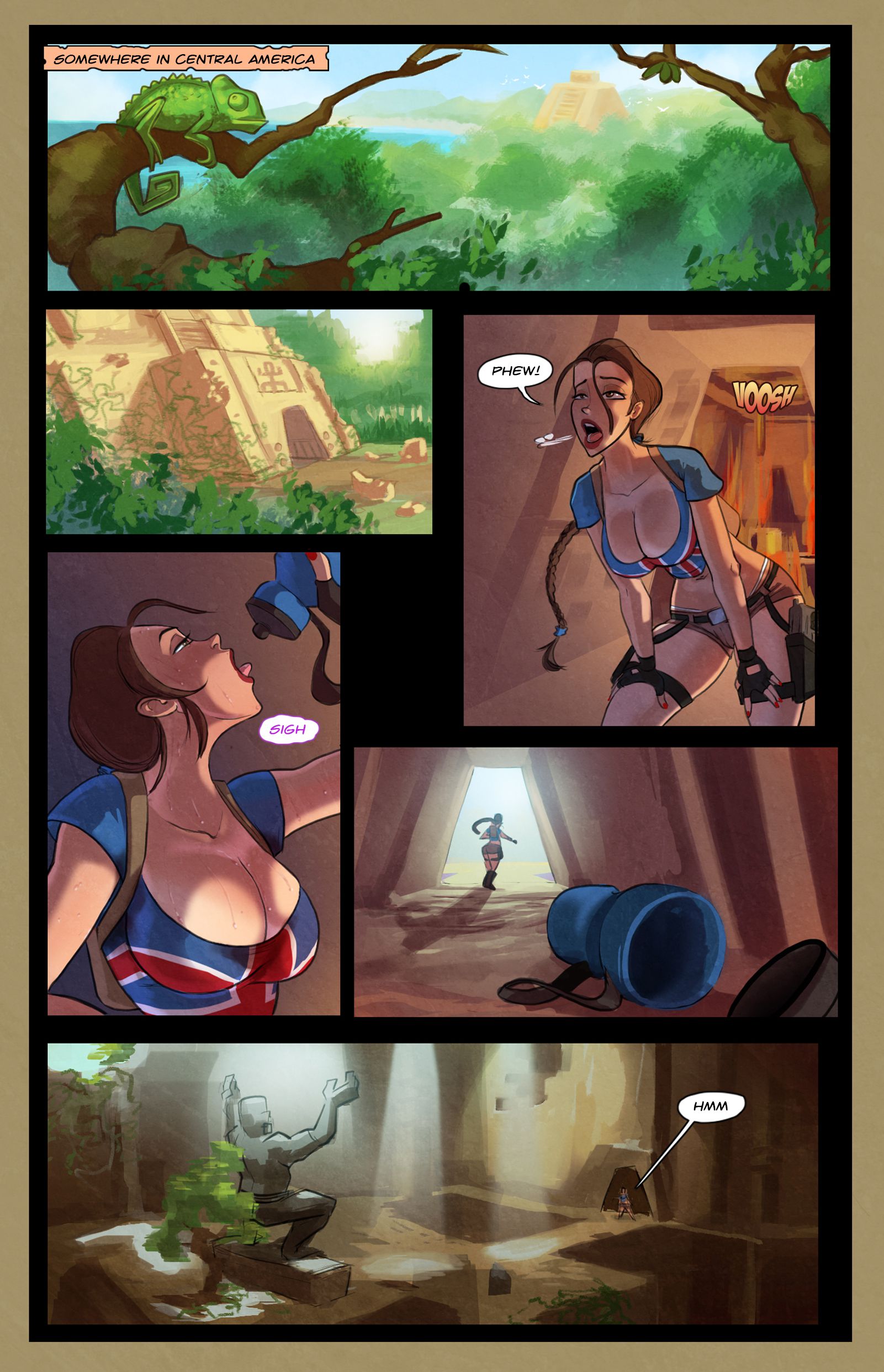 Lara Croft and the Guardian of Pleasure (Tomb Raider) [TheDirtyMonkey] 1 . Lara Croft and the Guardian of Pleasure - Chapter 1 (Tomb Raider) [TheDirtyMonkey] – page 2
