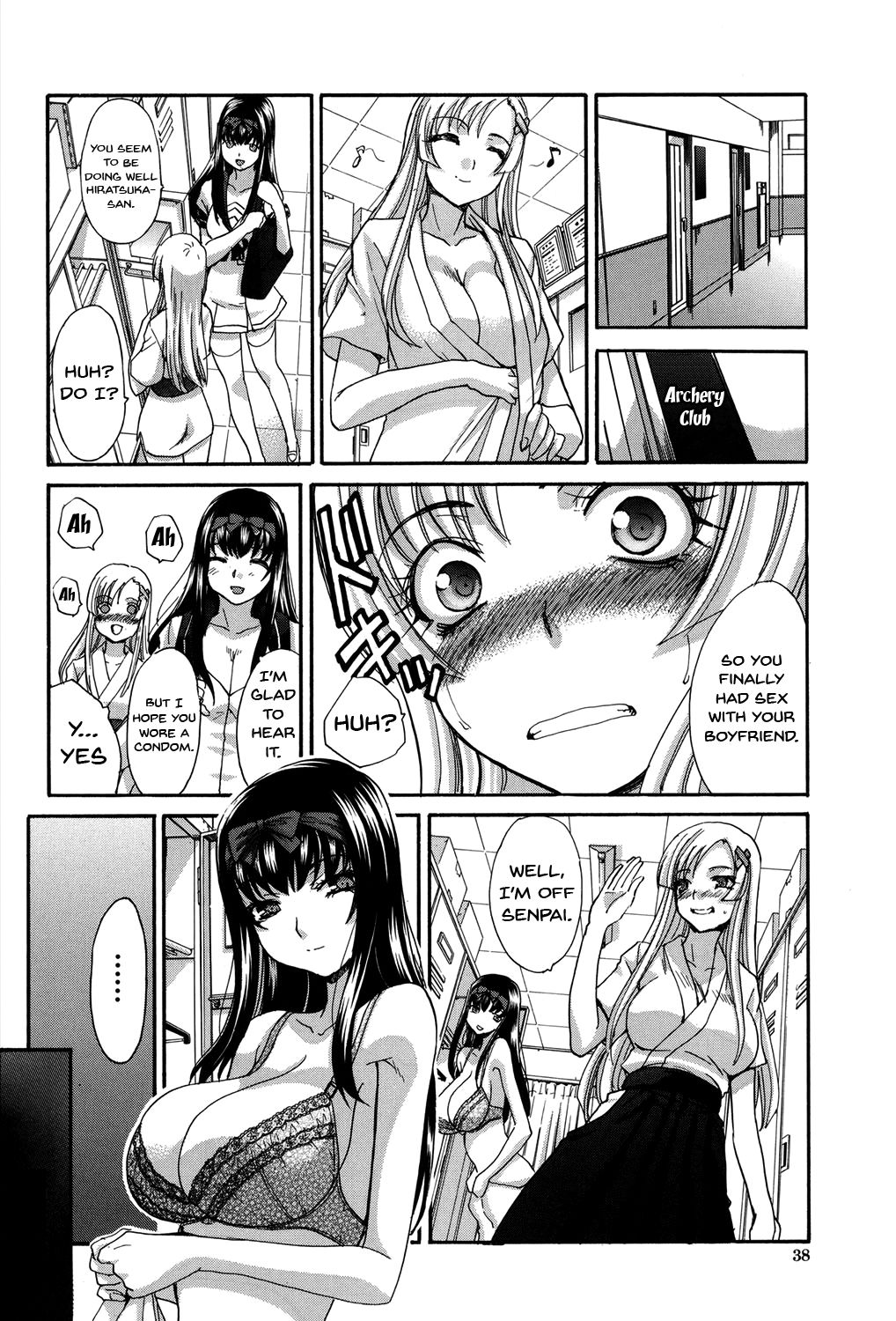 My Girlfriend is Making Lewd Sounds After School – page 37