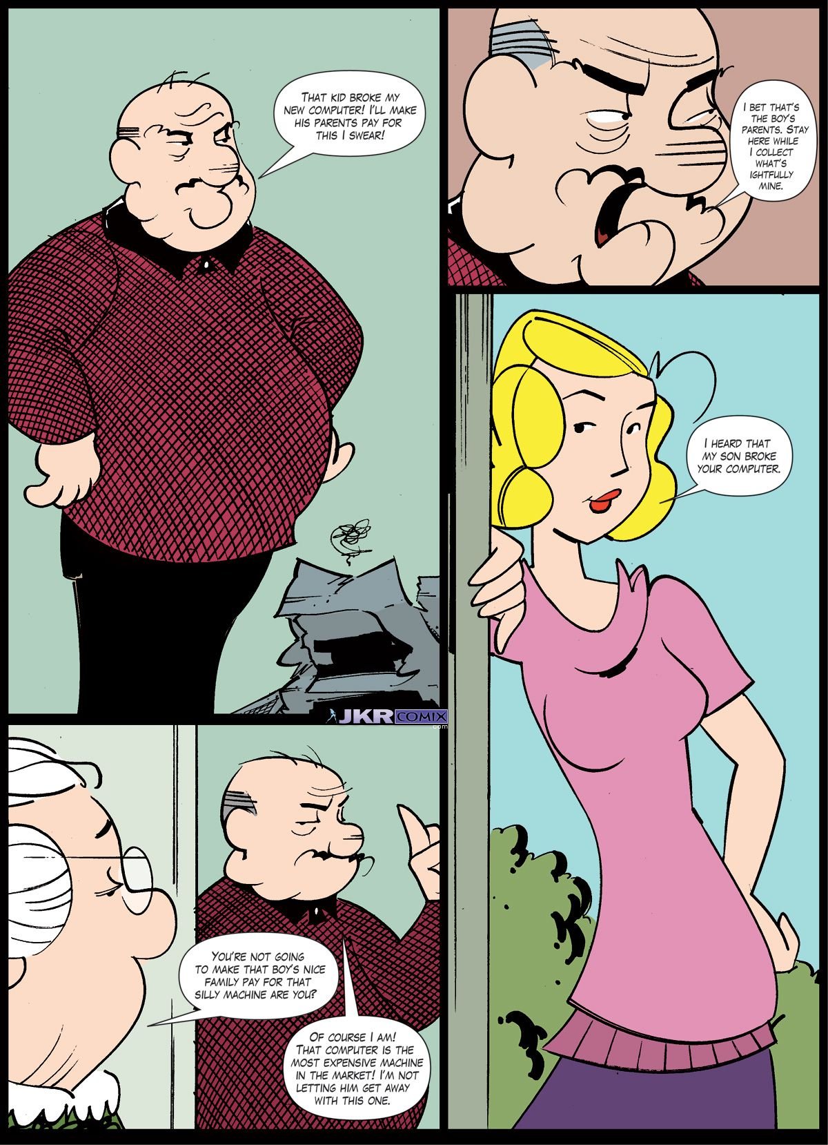 Alice The Menace (Dennis the Menace) [JKRComix] 1 . Alice The Menace - Chapter 1 (Dennis the Menace) [JKRComix] – page 2
