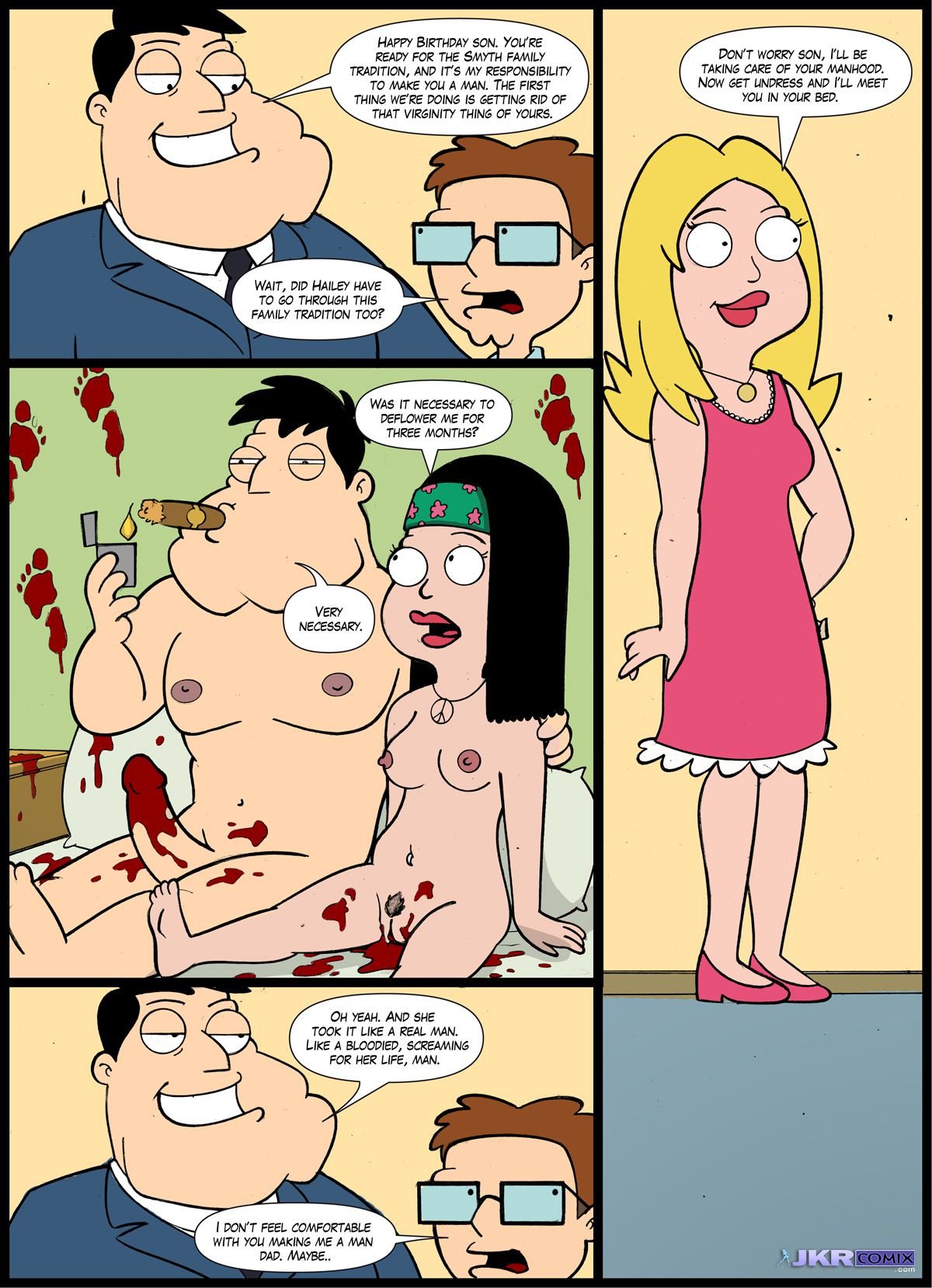 Americock Dad (American Dad!) [JKRComix] 1 . Americock Dad  - Chapter 1 (American Dad!) [JKRComix] – page 2