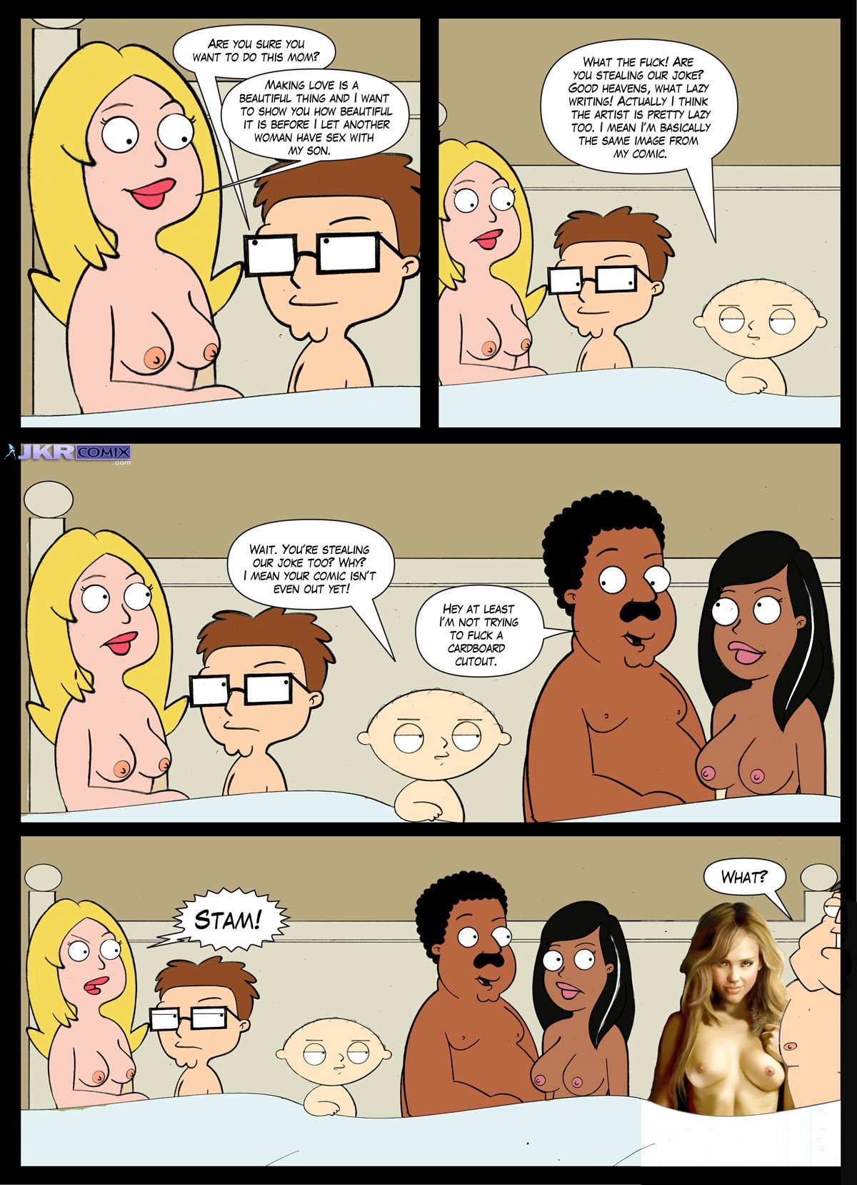 Americock Dad (American Dad!) [JKRComix] 1 . Americock Dad  - Chapter 1 (American Dad!) [JKRComix] – page 3