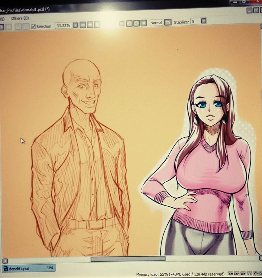 Artwork,Sketches, and Pinups [Romulo Melkor Mancin] 5 . Colored Artworks - [Romulo Melkor Mancin] – page 160