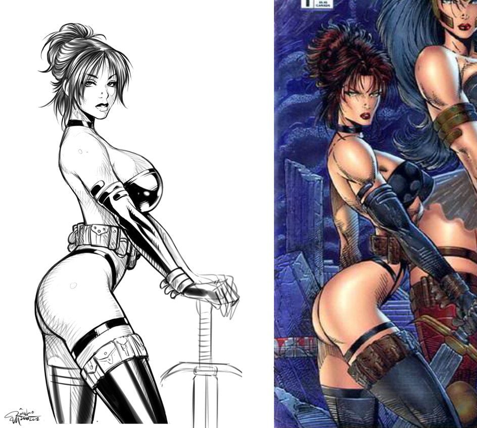 Artwork,Sketches, and Pinups [Romulo Melkor Mancin] 4 . Old Colored Artworks - [Romulo Melkor Mancin] – page 36