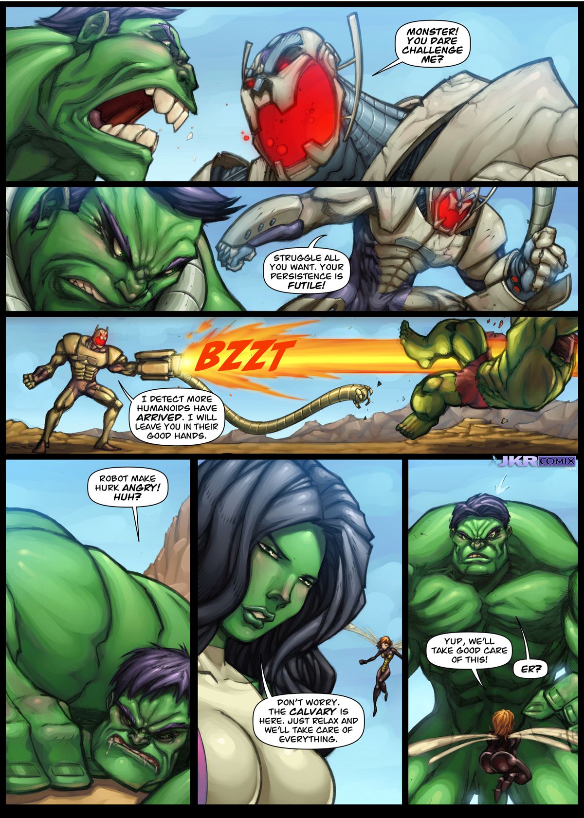 Assvengers (The Avengers) [JKRComix] 2 . Assvengers - Chapter 2 (The Avengers) [JKRComix] – page 2