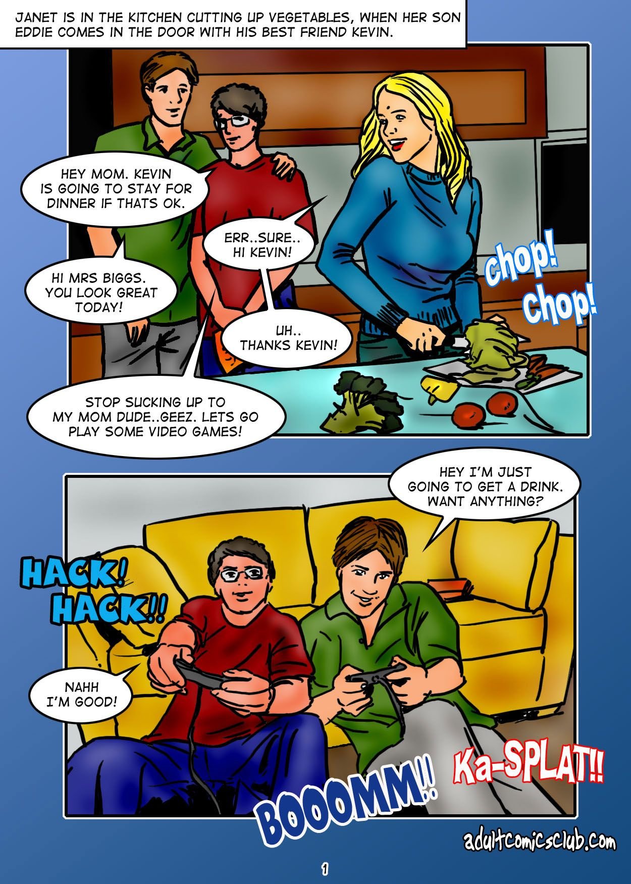 Best Friend’s Mom [AdultComicsClub] 1 . Best Friend's Mom - Chapter 1 [AdultComicsClub] – page 11