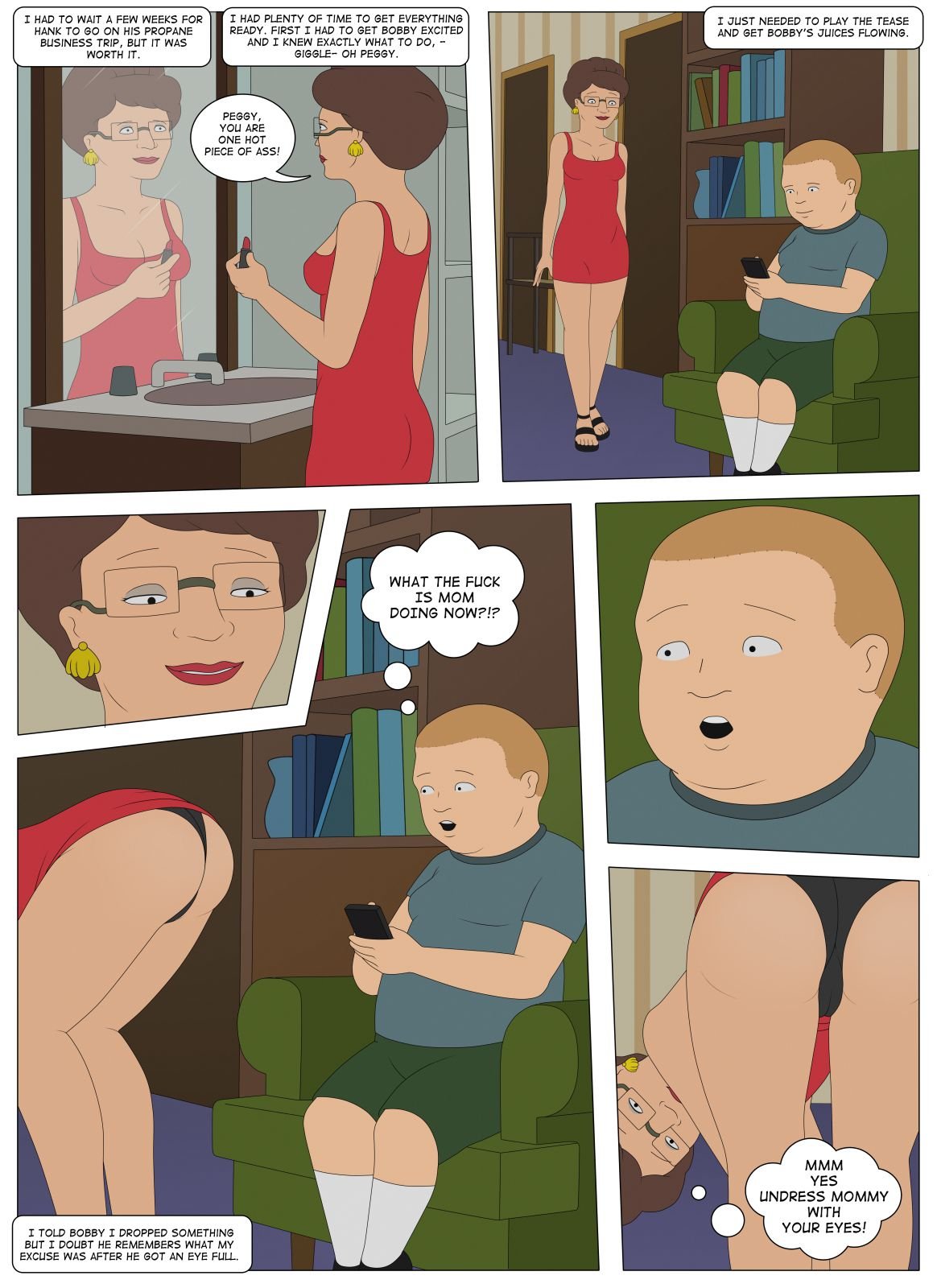 Bobby’s Fuck Hole (King of the Hill) [Sfan] 1 . Bobby's Fuck Hole - Chapter 1 (King of the Hill) [Sfan] – page 11