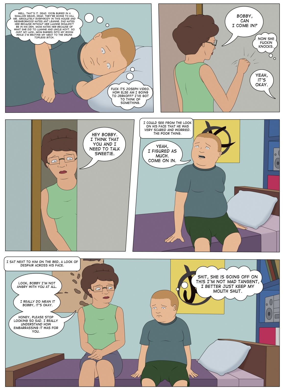 Bobby’s Fuck Hole (King of the Hill) [Sfan] 1 . Bobby's Fuck Hole - Chapter 1 (King of the Hill) [Sfan] – page 6