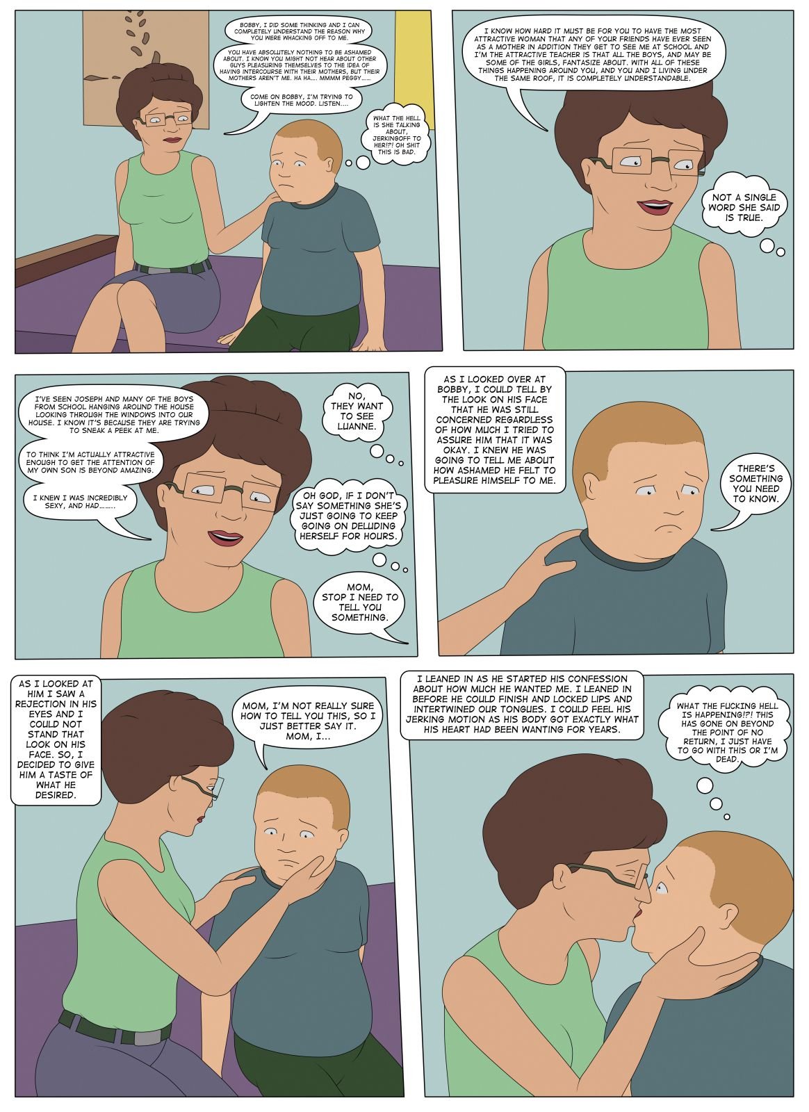 Bobby’s Fuck Hole (King of the Hill) [Sfan] 1 . Bobby's Fuck Hole - Chapter 1 (King of the Hill) [Sfan] – page 7