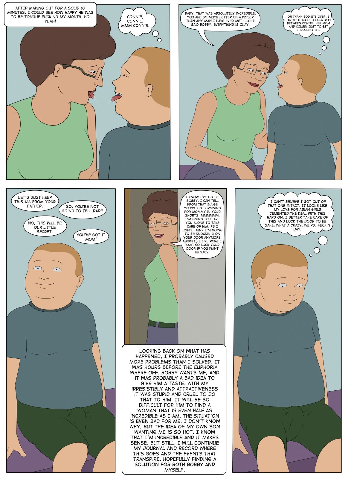 Bobby’s Fuck Hole (King of the Hill) [Sfan] 1 . Bobby's Fuck Hole - Chapter 1 (King of the Hill) [Sfan] – page 8