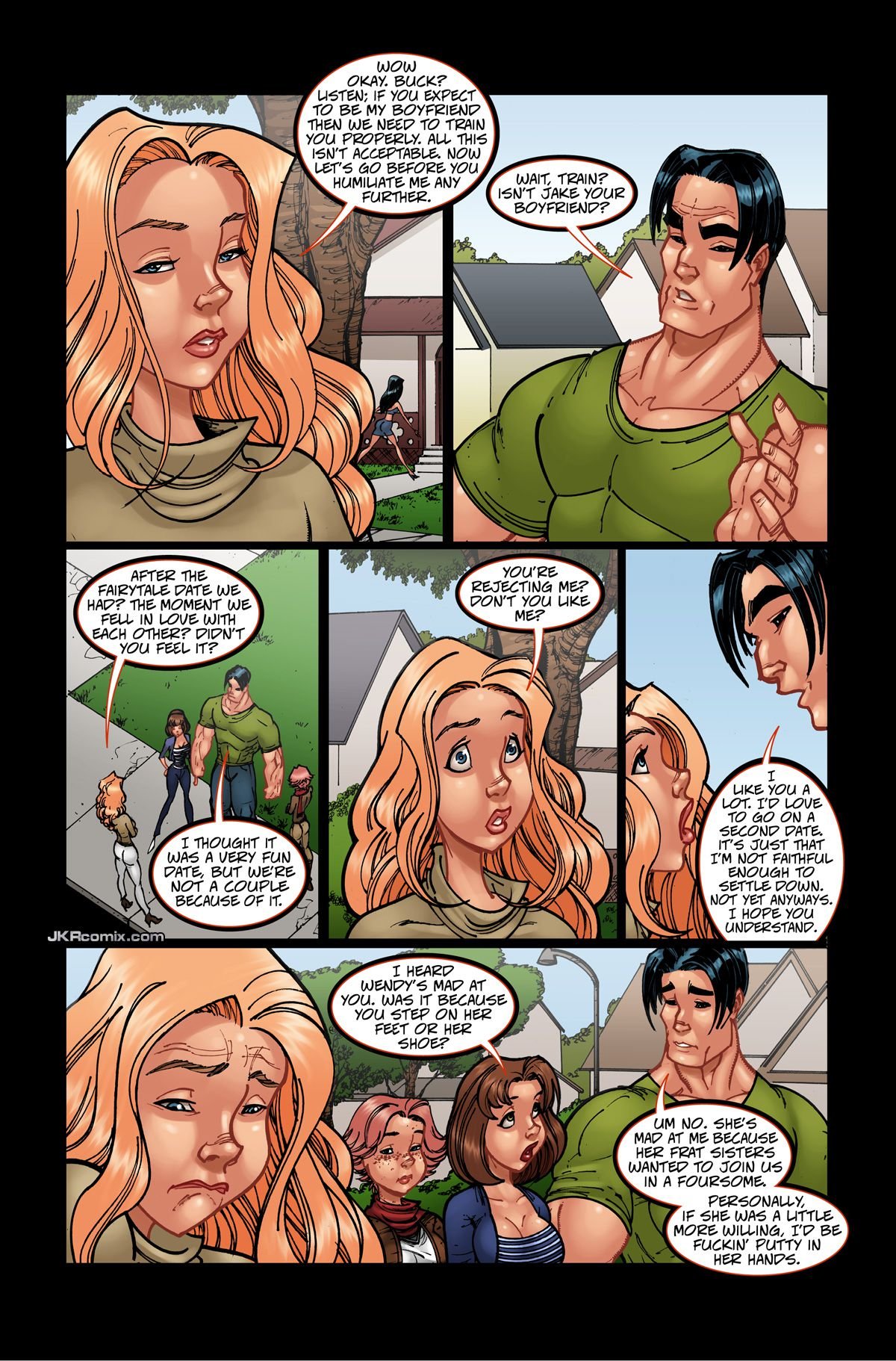 Mount Harass [JKRComix] 2.2 . Mount Harass - First Date - Chapter 2 [JKRComix] – page 12