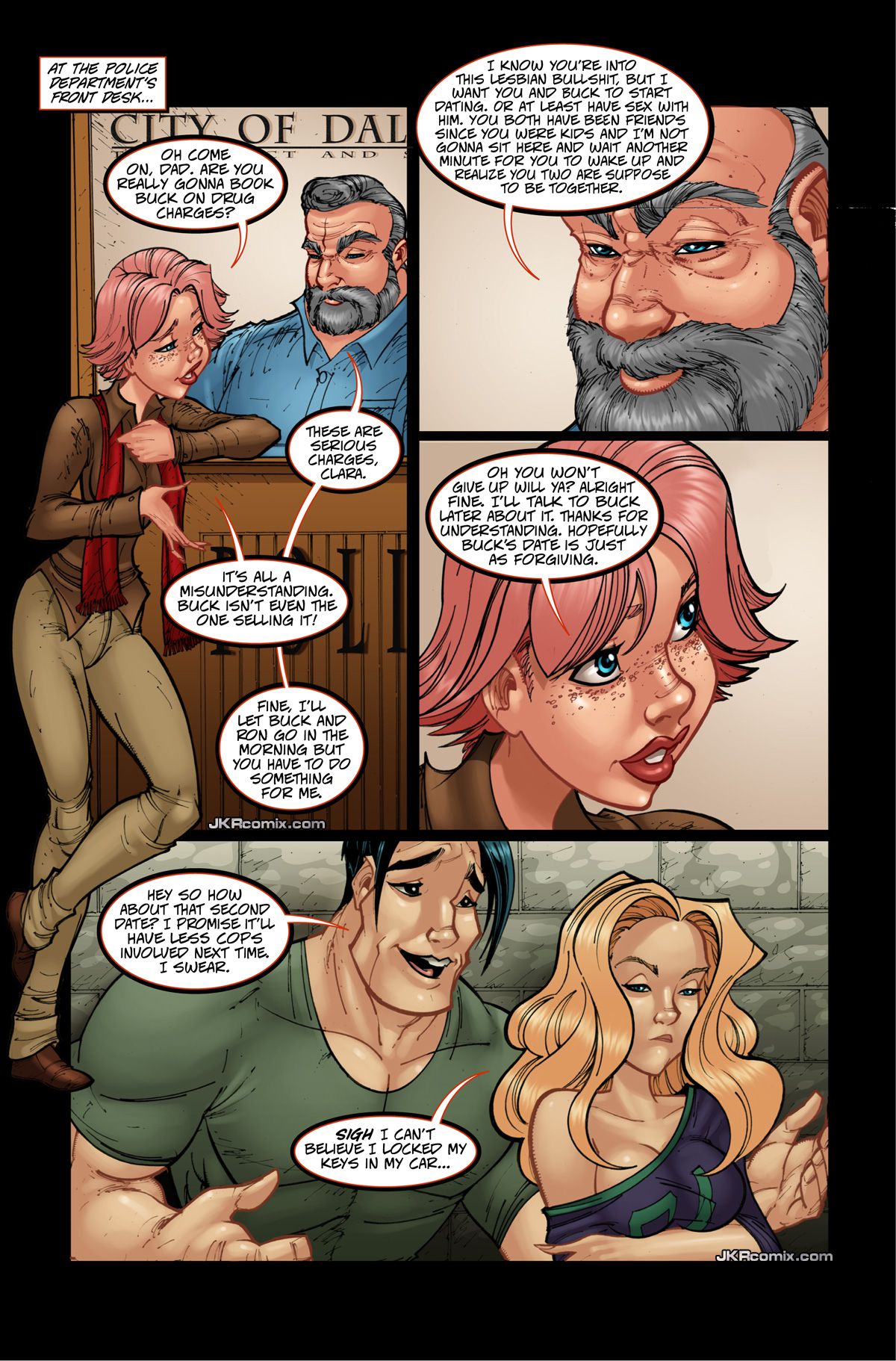 Mount Harass [JKRComix] 2.1 . Mount Harass - First Date - Chapter 1 [JKRComix] – page 16