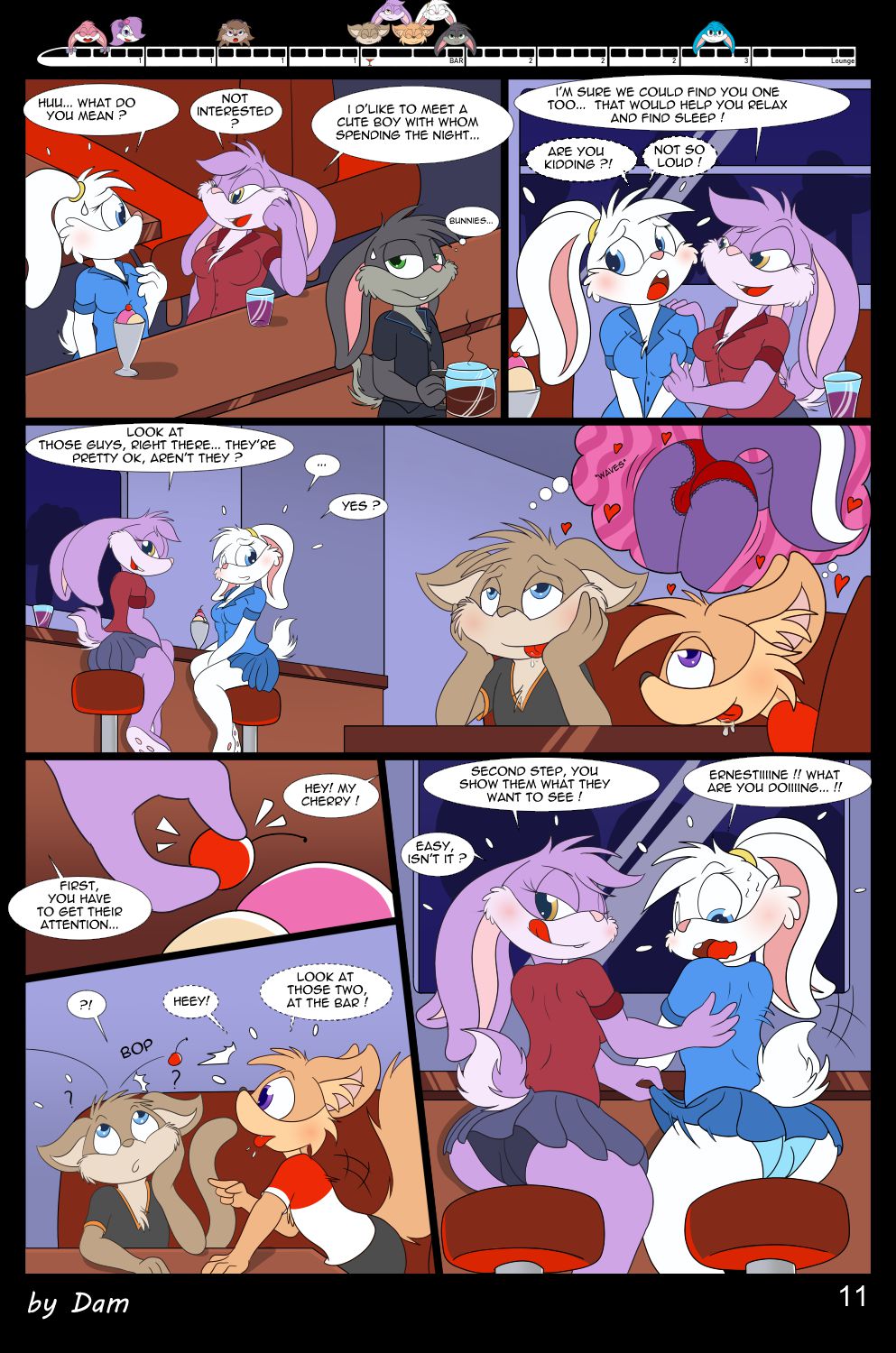 Toons On A Train (Tiny Toon Adventures) [Dam] 1 . Toons On A Train - Chapter 1 (Tiny Toon Adventures) [Dam] – page 11