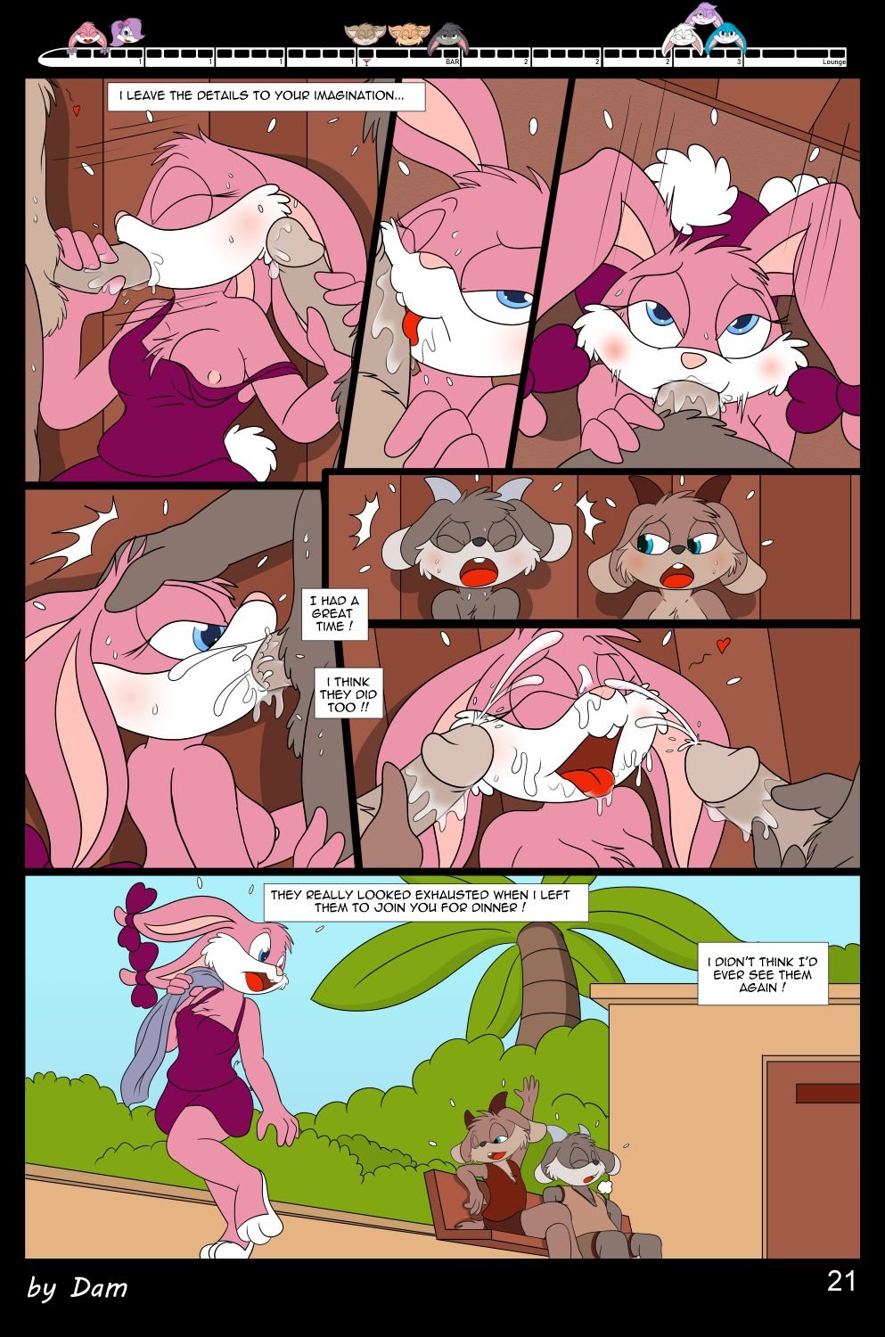 Toons On A Train (Tiny Toon Adventures) [Dam] 1 . Toons On A Train - Chapter 1 (Tiny Toon Adventures) [Dam] – page 21
