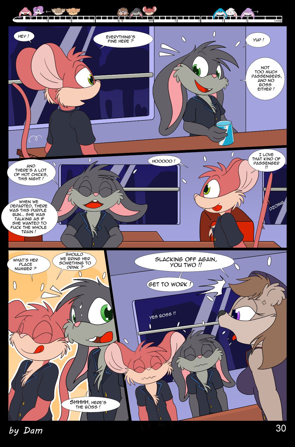 Toons On A Train (Tiny Toon Adventures) [Dam] 1 . Toons On A Train - Chapter 1 (Tiny Toon Adventures) [Dam] – page 30