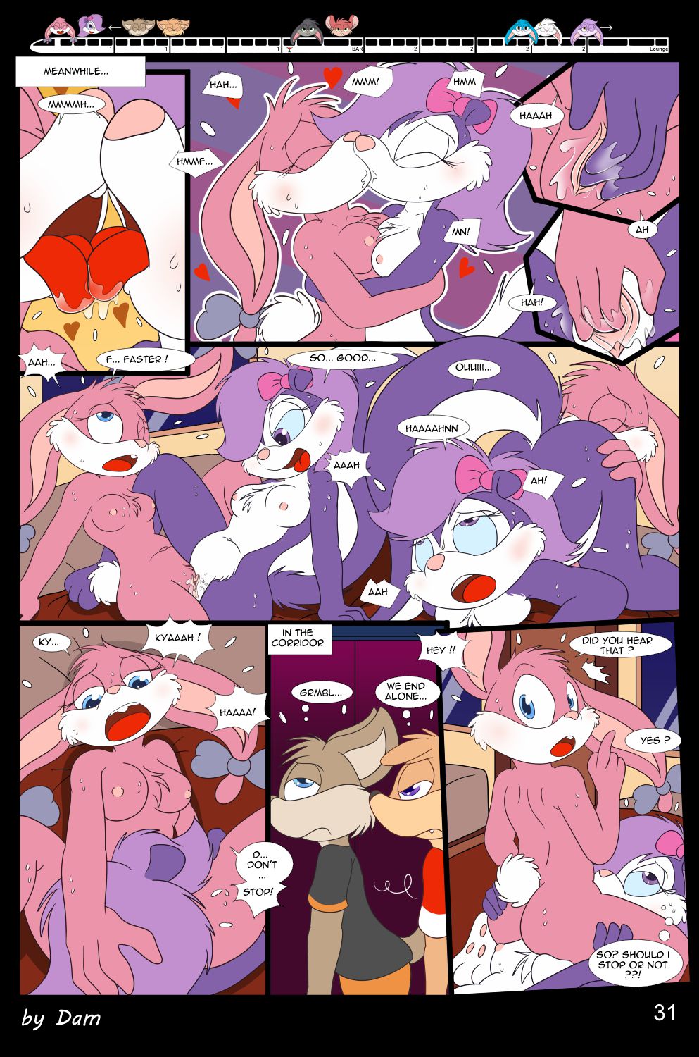 Toons On A Train (Tiny Toon Adventures) [Dam] 1 . Toons On A Train - Chapter 1 (Tiny Toon Adventures) [Dam] – page 31