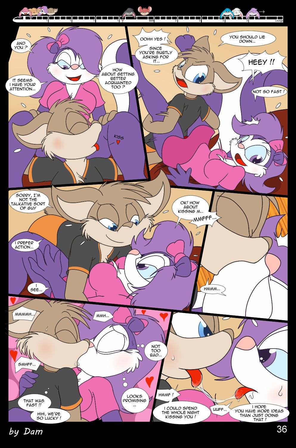 Toons On A Train (Tiny Toon Adventures) [Dam] 1 . Toons On A Train - Chapter 1 (Tiny Toon Adventures) [Dam] – page 36