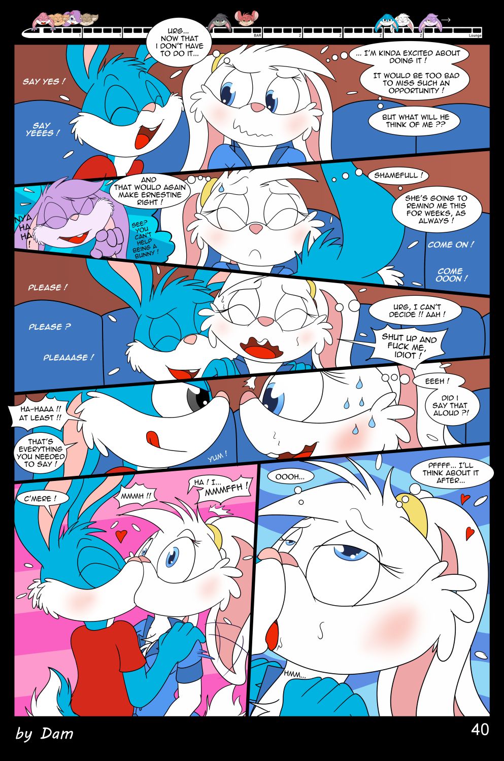 Toons On A Train (Tiny Toon Adventures) [Dam] 1 . Toons On A Train - Chapter 1 (Tiny Toon Adventures) [Dam] – page 40