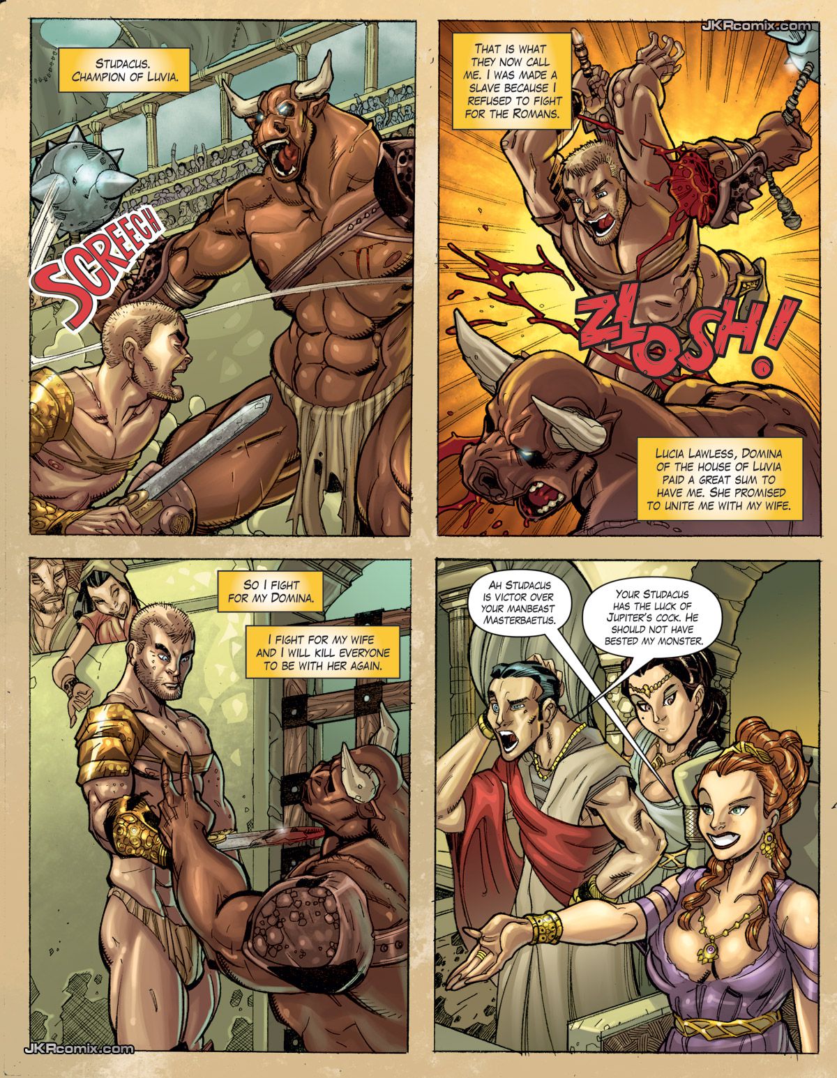 Studacus (Spartacus) [JKRComix] 1 . Studacus - Chapter 1 (Spartacus) [JKRComix] – page 2
