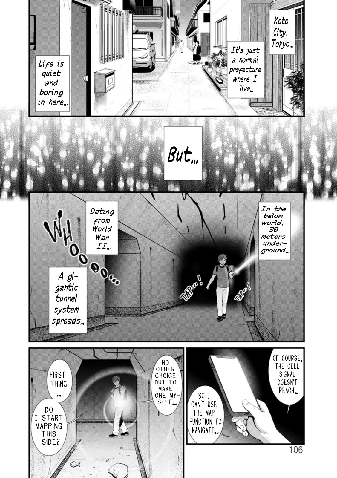 Honeymoon at 30 meters underground – page 106