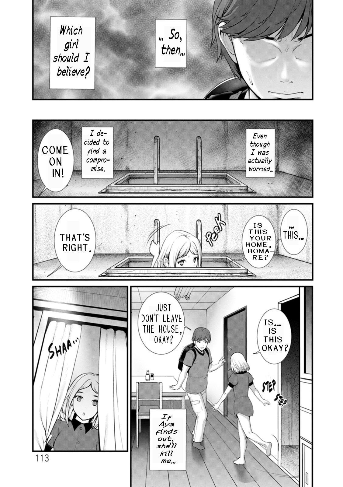 Honeymoon at 30 meters underground – page 113