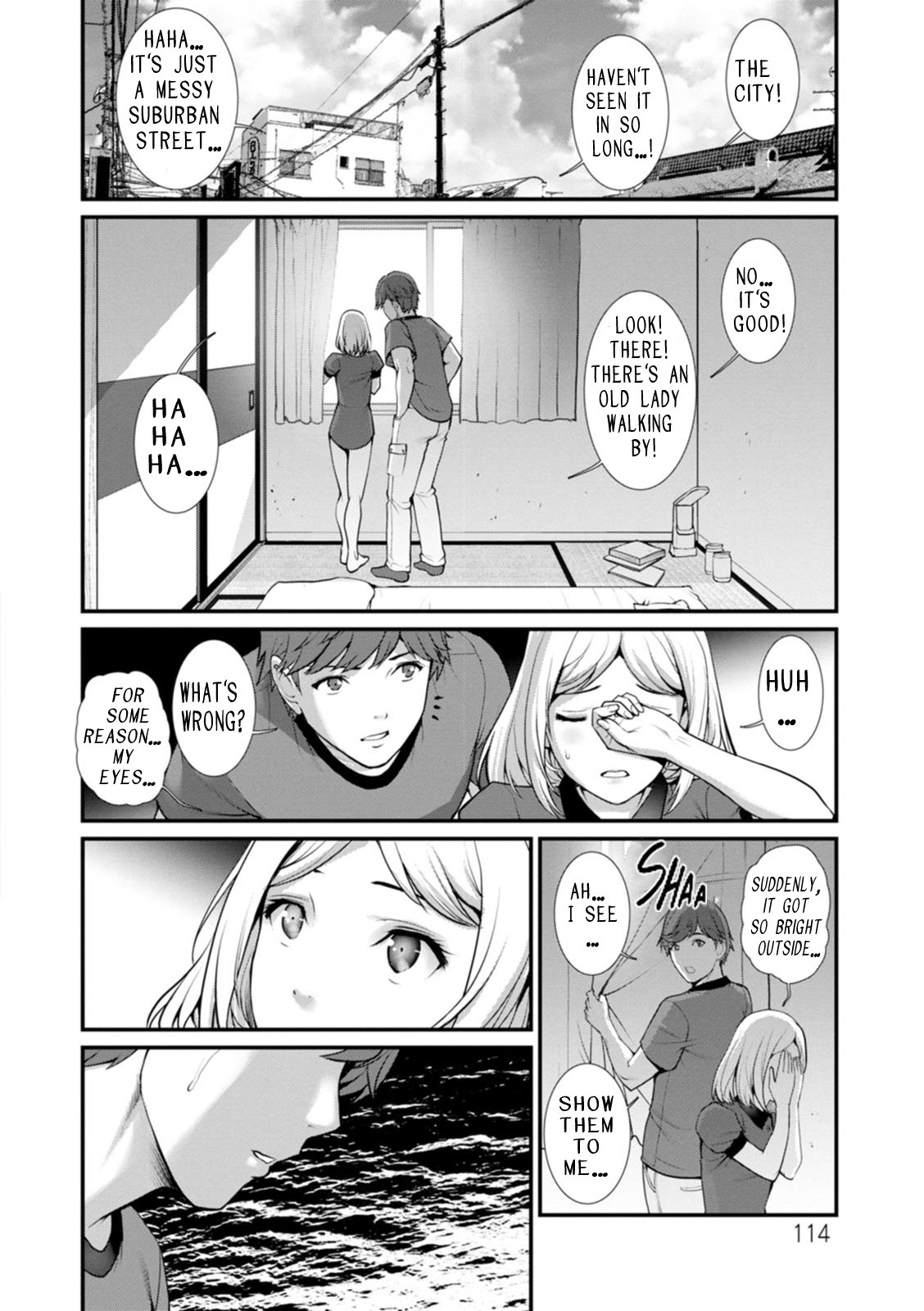Honeymoon at 30 meters underground – page 114